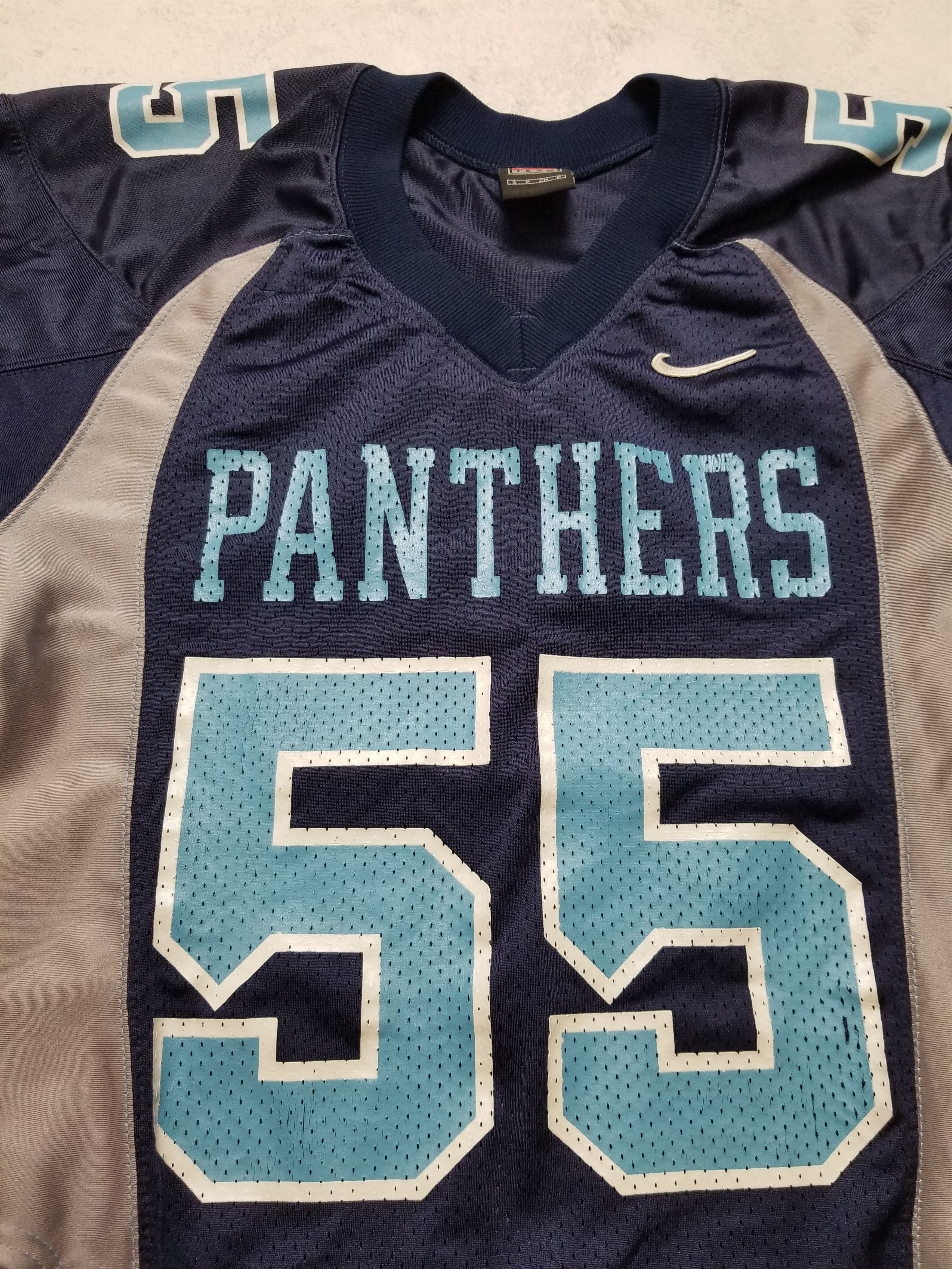 Nike Vintage Nike Panthers #55 NFL Jersey Size US S / EU 44-46 / 1 - 13 Thumbnail