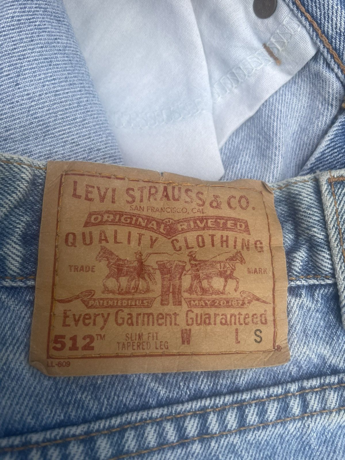 Levi's Vintage Levis 512 Faded Denim Size US 30 / EU 46 - 11 Thumbnail