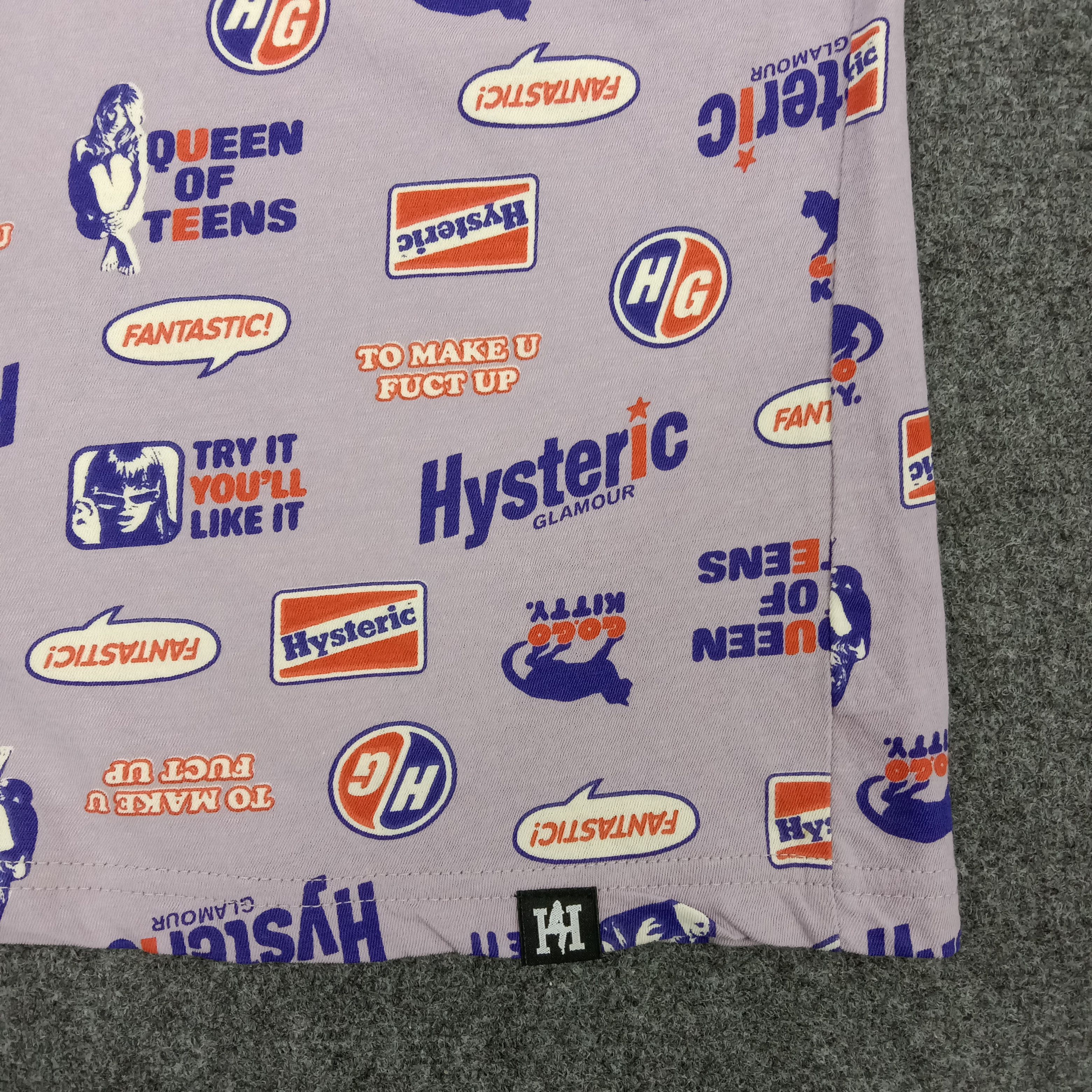 Hysteric Glamour × Japanese Brand × Vintage Hysteric Glamour Japanese Brand Full Printed Tshirt Size XS / US 0-2 / IT 36-38 - 5 Thumbnail