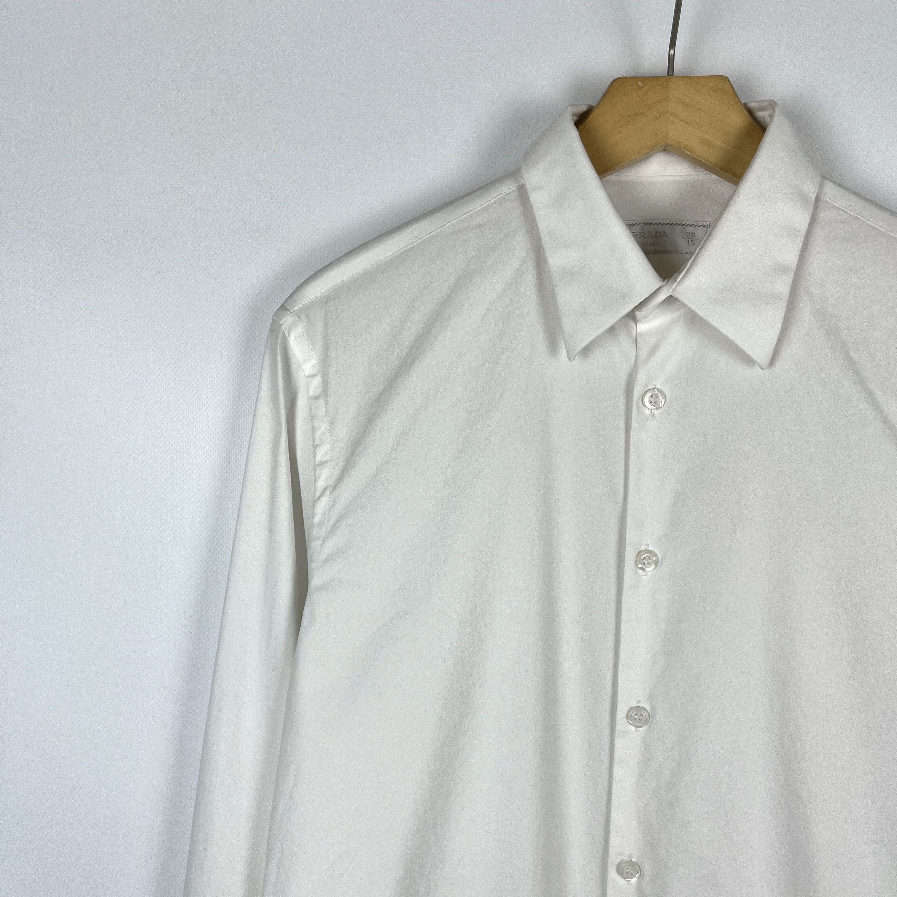 Prada Prada Long Sleeve Button Up Formal Shirt Size US M / EU 48-50 / 2 - 5 Thumbnail