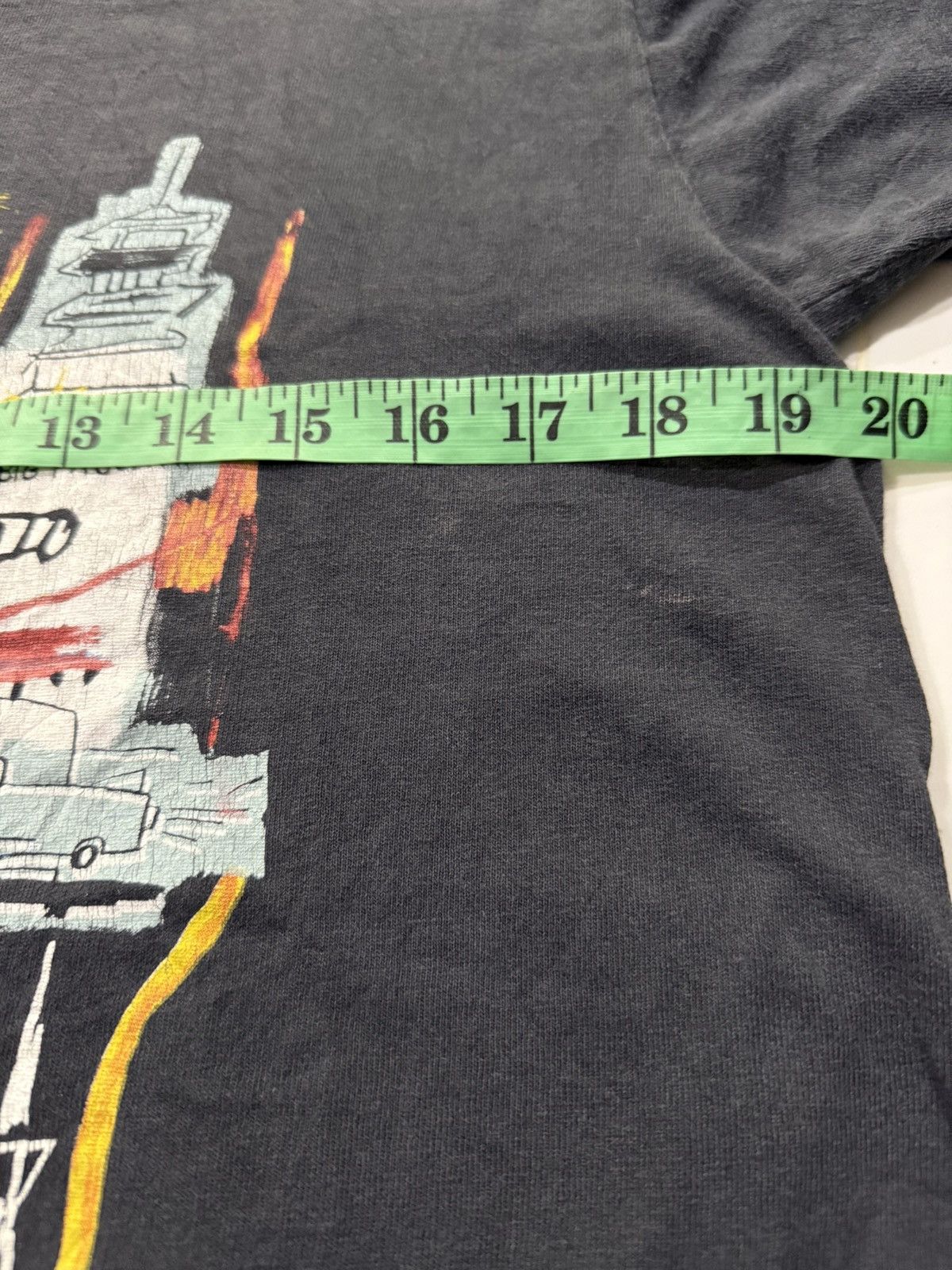 Fruit Of The Loom × Jean-Michel Basquiat × Vintage Rare Vintage Jean Michel Basquiat Art Faded Tee Size US M / EU 48-50 / 2 - 8 Thumbnail