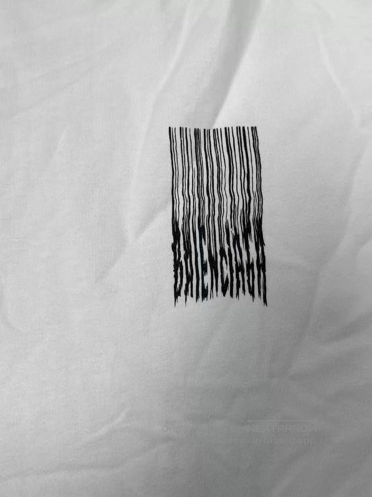Balenciaga balenciaga logo waterfall short sleeve t. Size US S / EU 44-46 / 1 - 3 Thumbnail