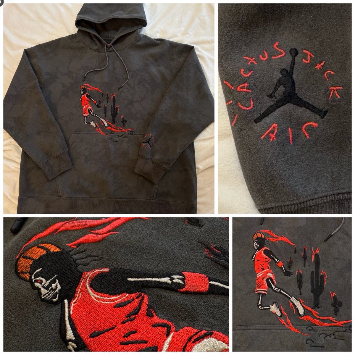 Jordan Brand × Travis Scott Travis Scott x Jordan Washed Suede Hoodie Size US XXL / EU 58 / 5 - 1 Thumbnail