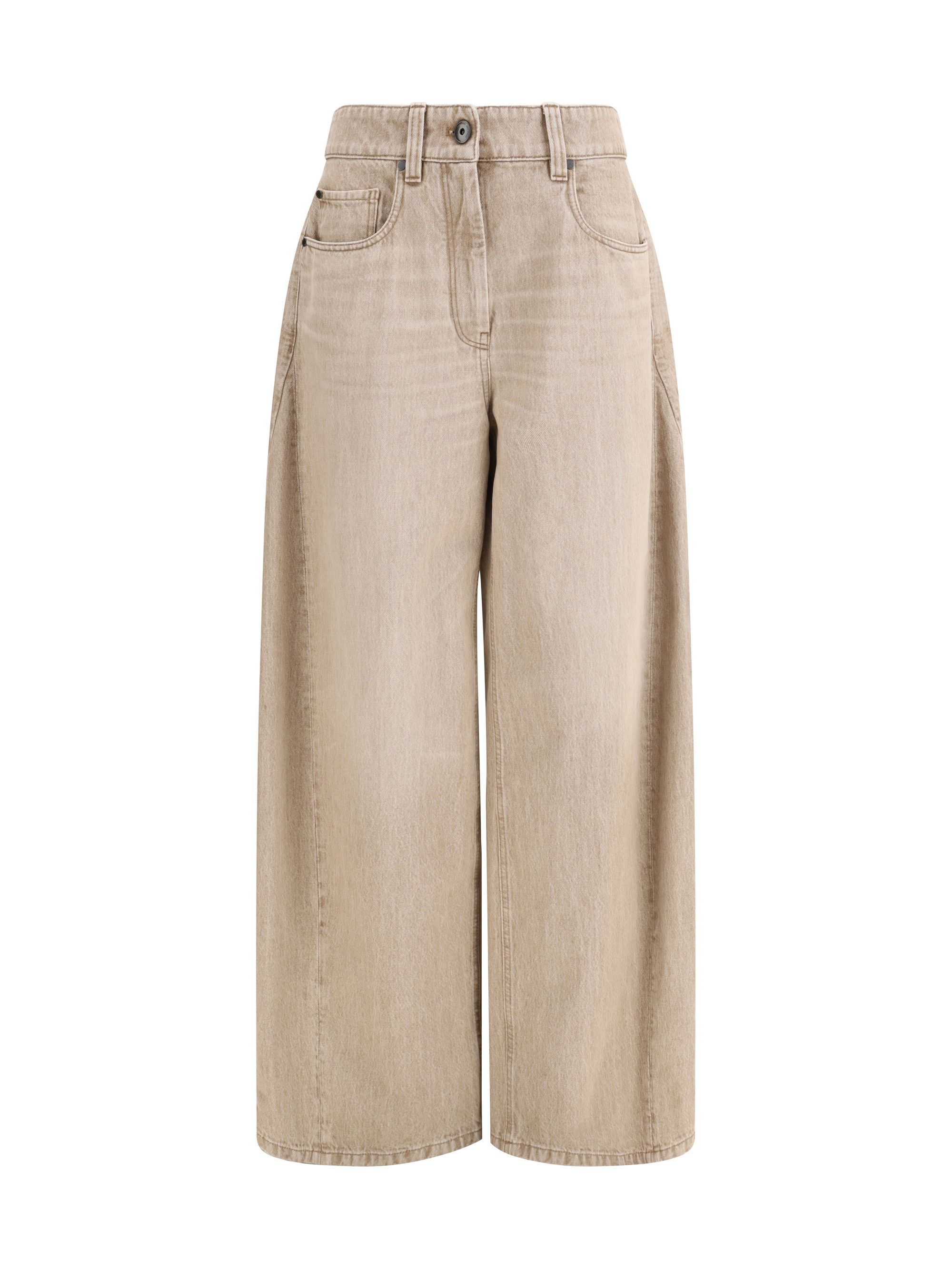 Barrel-leg Jeans