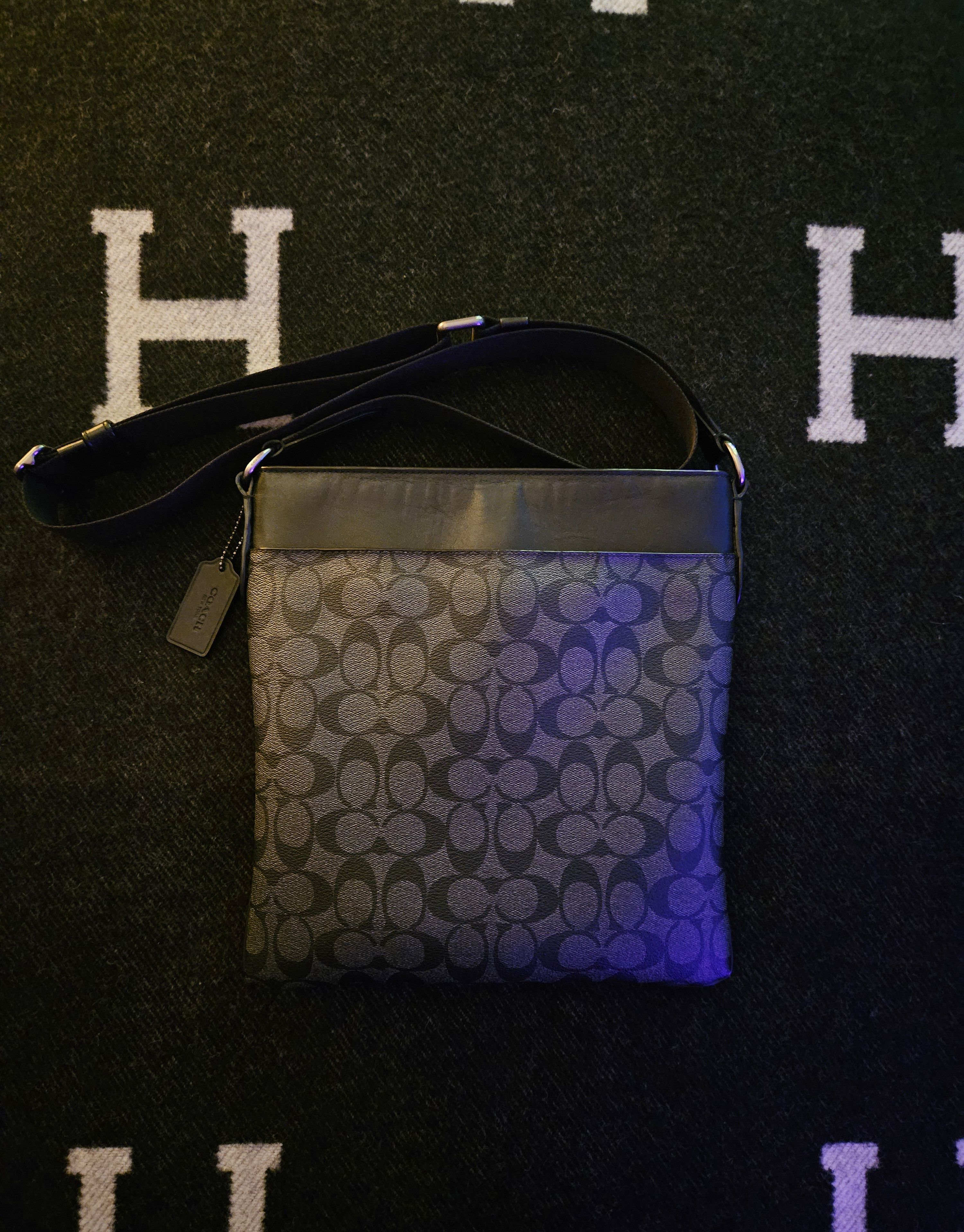 Coach Coach Charles Crossbody Signature Canvas w/ Varsity Stripe Size ONE SIZE - 3 Thumbnail