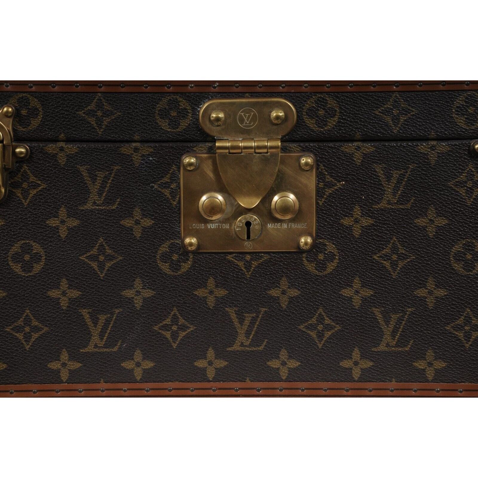 Louis Vuitton Boite Vanity Trunk Train Case Lv Logo Brown - 02483 Size ONE SIZE - 2 Thumbnail