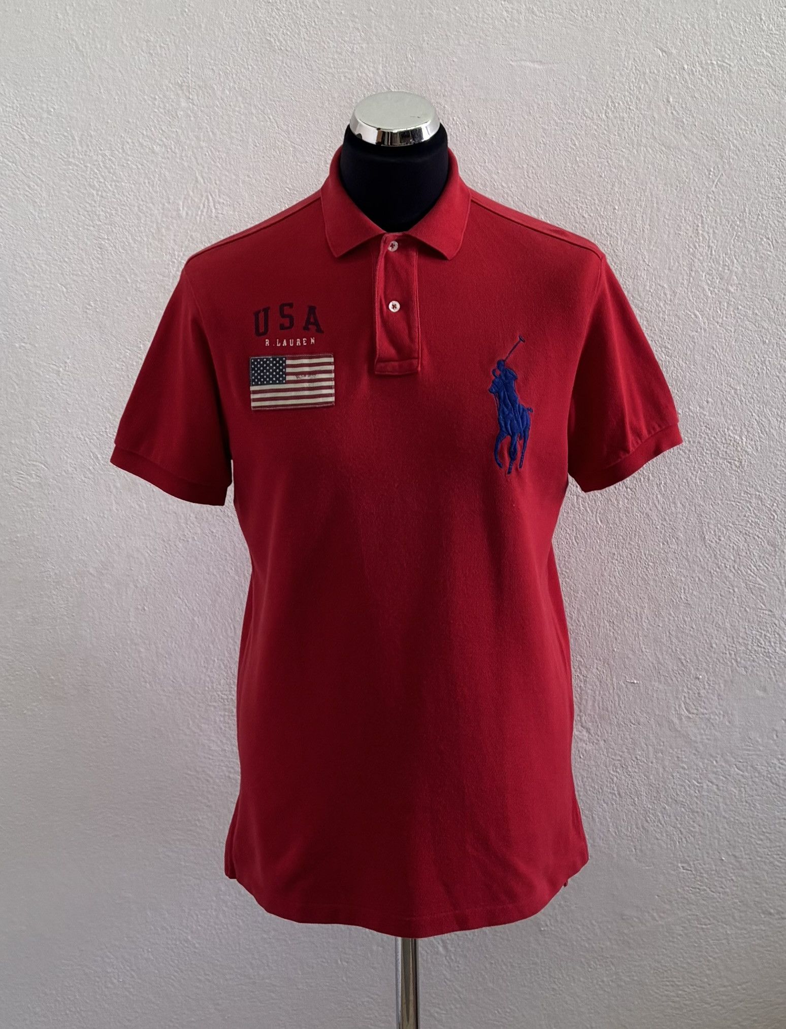 Polo Ralph Lauren Polo Ralph Lauren USA Red Medium Size US M / EU 48-50 / 2 - 1 Thumbnail