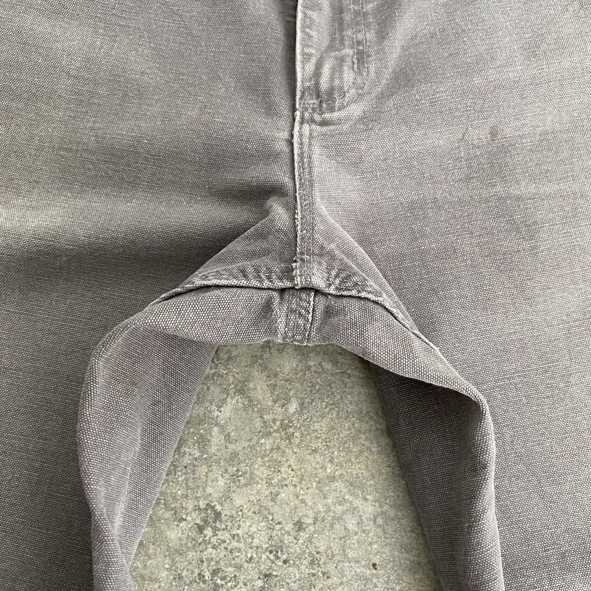 Carhartt Vintage Carhartt Faded Charcoal Grey Ripped Carpenter Pants Size US 34 / EU 50 - 11 Thumbnail