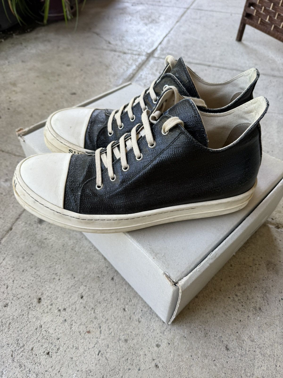 Rick Owens Drkshdw Rare Rick Owens Ramones Dark Shadow 44 In Sub Super Human Size US 10.5 / EU 43-44 - 8 Thumbnail