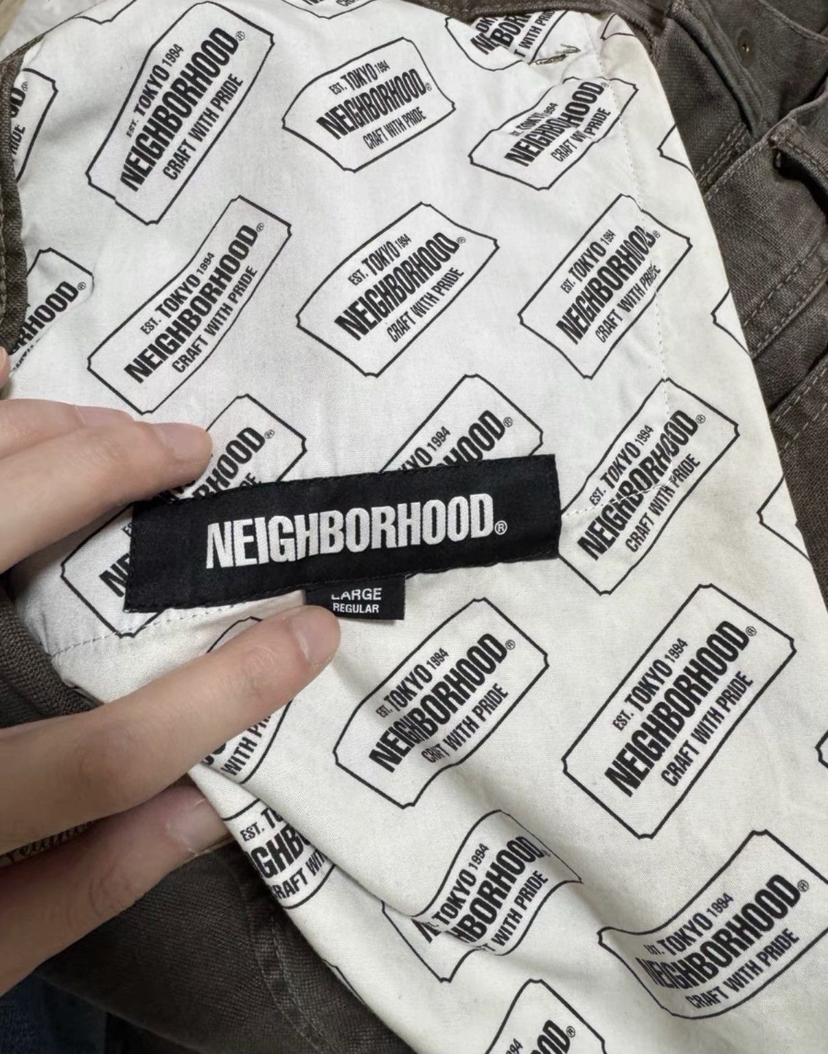 Neighborhood NEIGHBORHOOD 24AW Duck painter pants —sulfur-dyed distressed Size US 36 / EU 52 - 7 Thumbnail