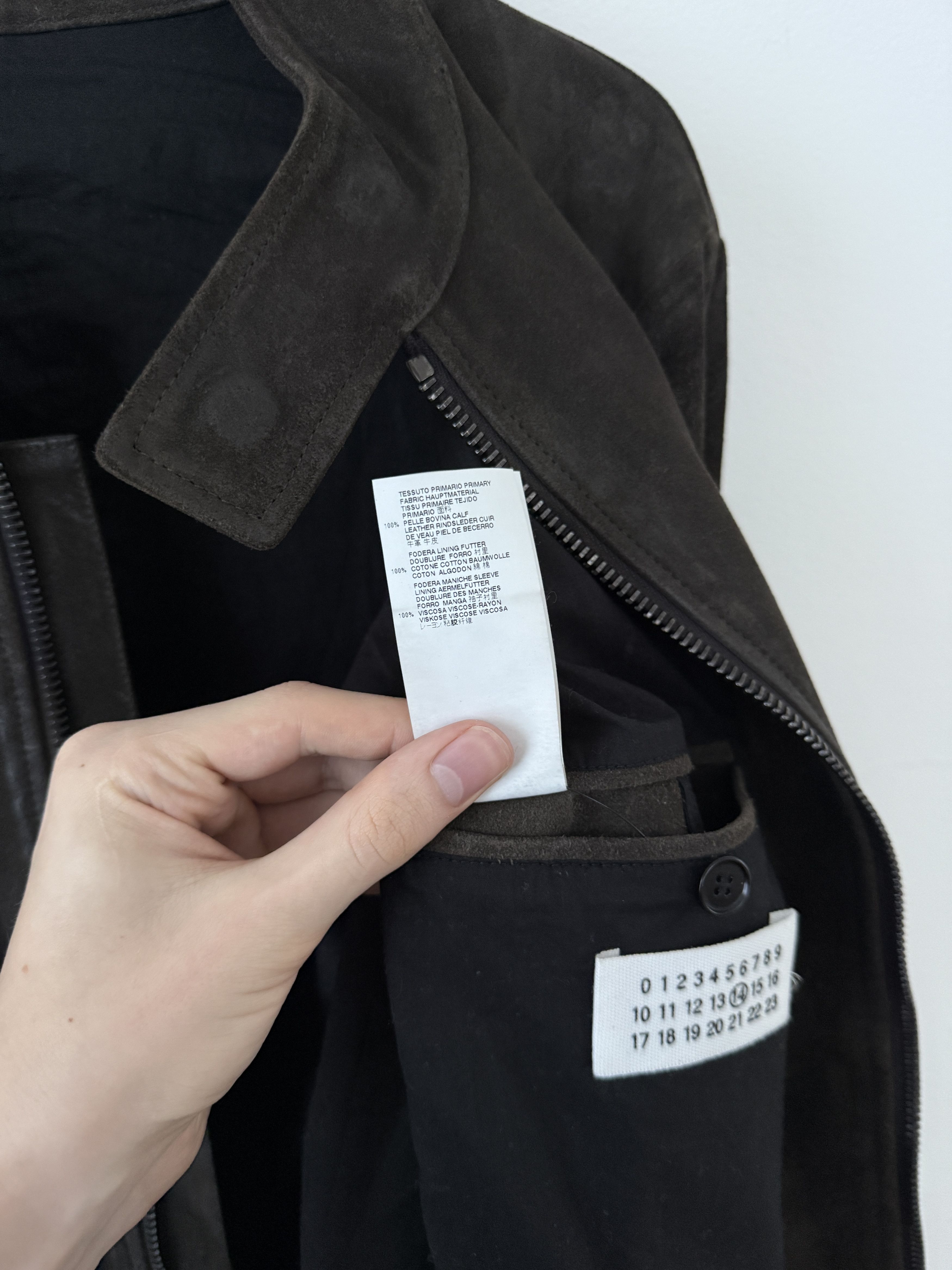 Maison Margiela 2014 5 Zip Leather Moto Jacket Size US M / EU 48-50 / 2 - 21 Thumbnail