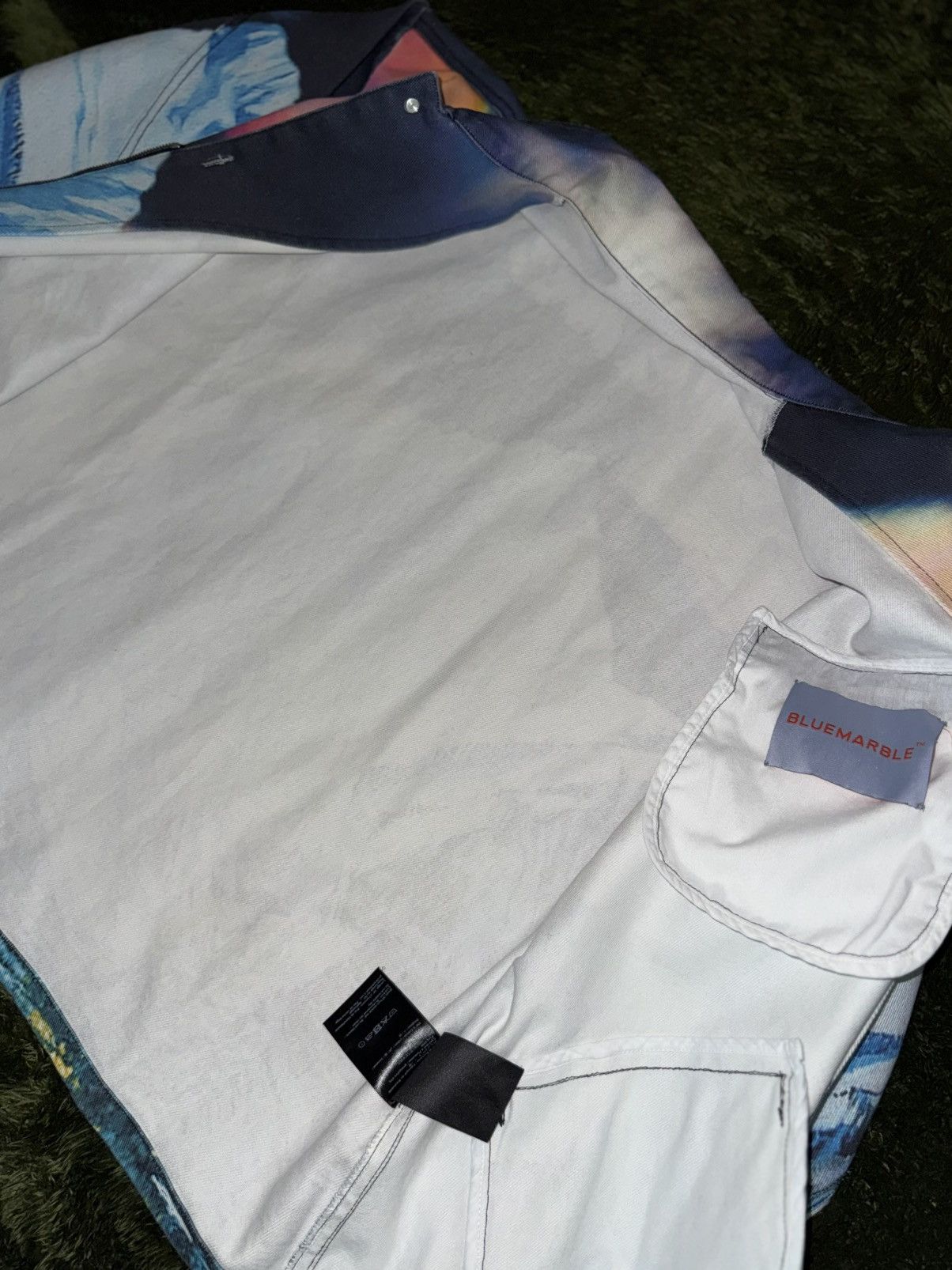 Bluemarble [M] BLUEMARBLE Mountain printed heavy Cotton Work Jacket Size US M / EU 48-50 / 2 - 6 Thumbnail