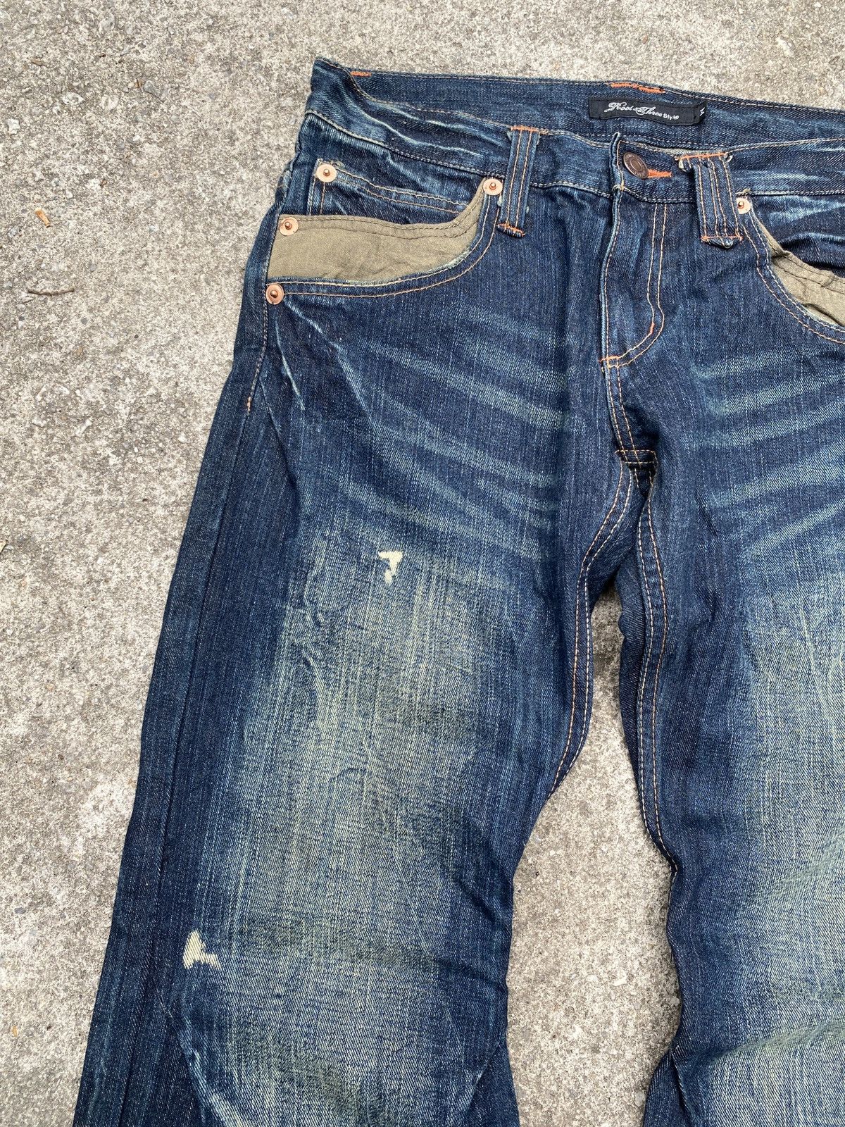 If Six Was Nine × Japanese Brand × Tornado Mart Root Three Japan Claw Mark Design Flare Denim Size US 30 / EU 46 - 6 Thumbnail