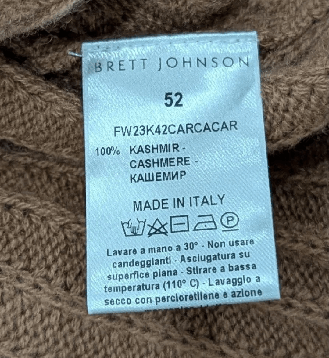 Other Brett Johnson Cashmere Hooded Sweater Carmel 52 U Size US L / EU 52-54 / 3 - 6 Thumbnail