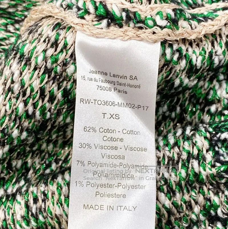 Lanvin Lanvin Colorful Cotton Sweater for Women . Size XS / US 0-2 / IT 36-38 - 5 Thumbnail