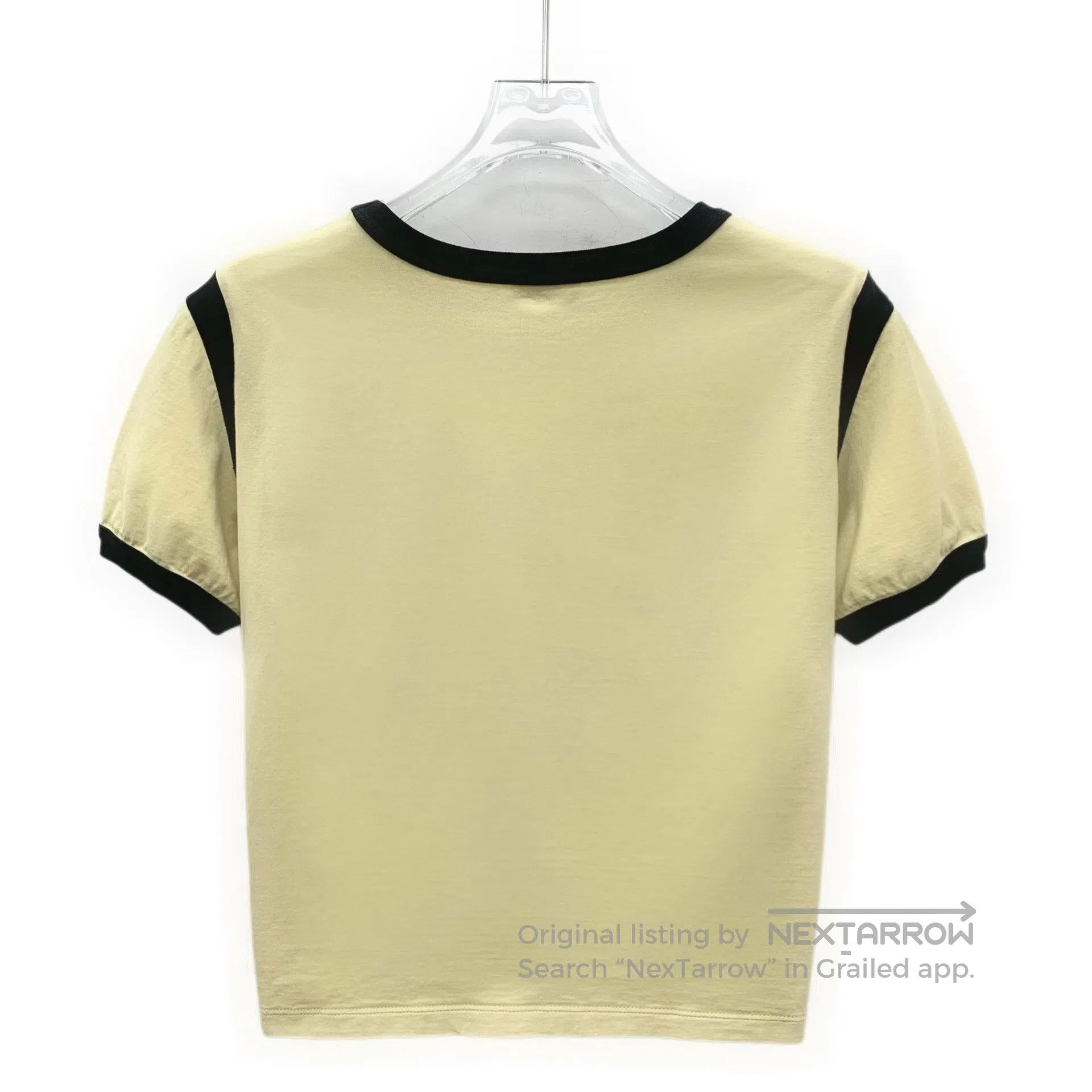 Celine Celine Yellow Logo Letter Triumph Arch Print Cotton Short Size S / US 4 / IT 40 - 2 Thumbnail