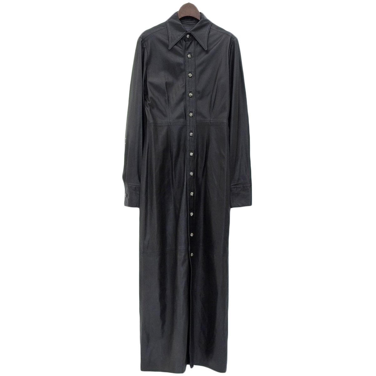 Chrome Hearts Chrome Hearts Leather Button Down Dress Size S / US 4 / IT 40 - 2 Thumbnail