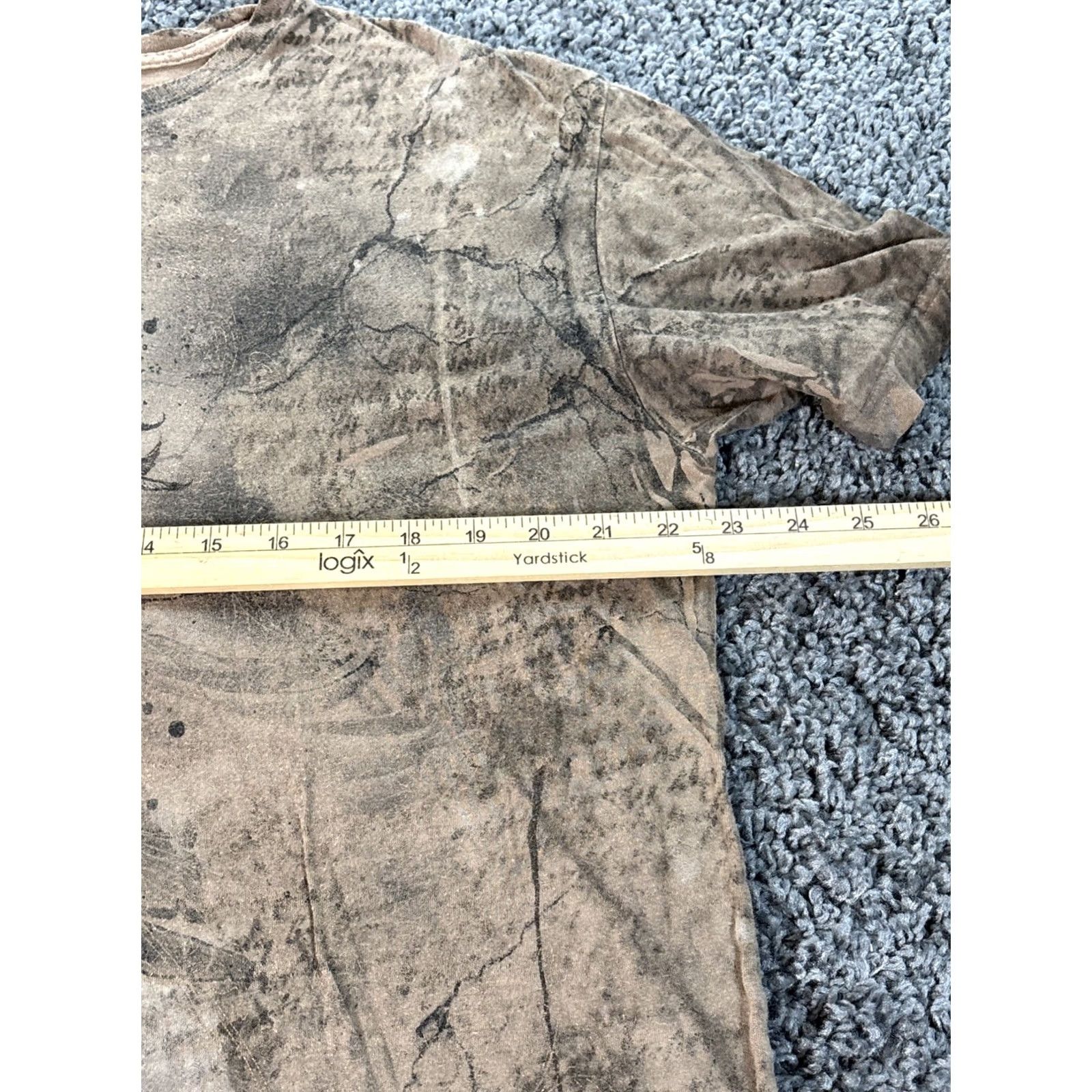 Affliction VINTAGE Affliction T-Shirt Mens XL Brown Crew Neck Gothic Grunge 90s Angel Embroidered Logo Short Sleeve Cotton Size US XL / EU 56 / 4 - 3 Thumbnail