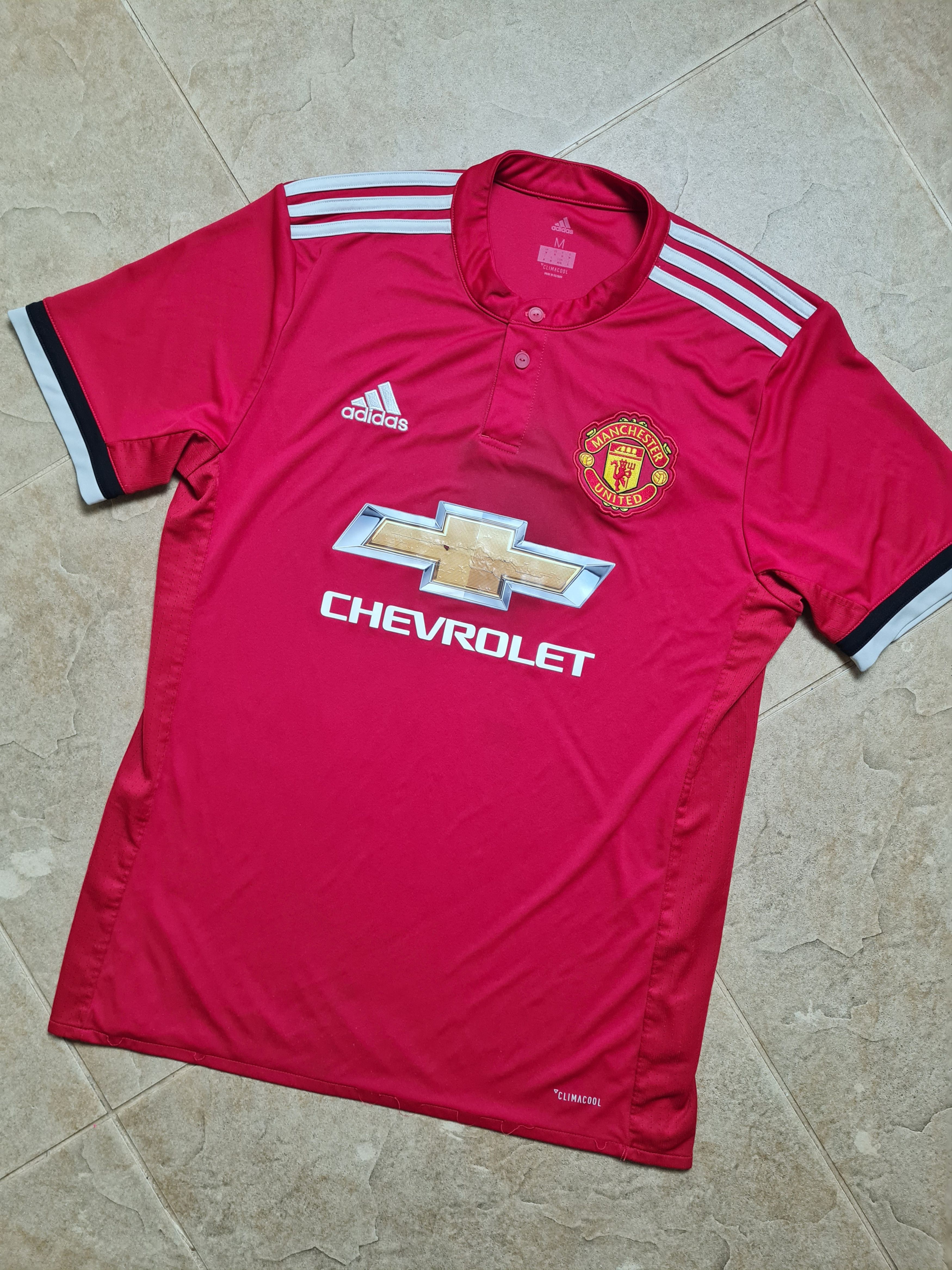 Adidas Manchester United Home Jersey 2017 18 Adidas Chevrolet Red Size US M / EU 48-50 / 2 - 3 Thumbnail