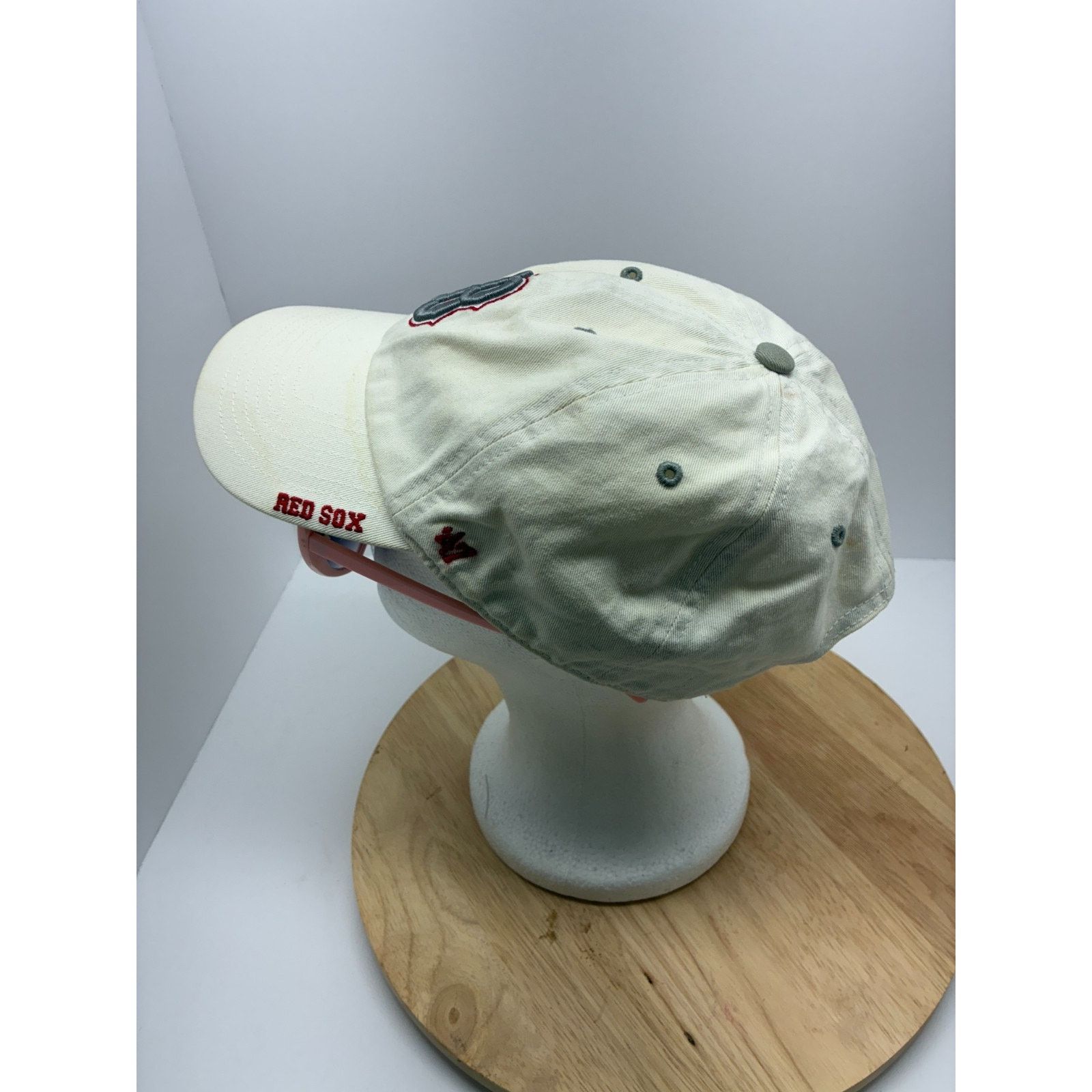47 Brand ’47 Brand Boston Red Sox Cream Dad Hat Adjustable MLB Size ONE SIZE - 6 Thumbnail