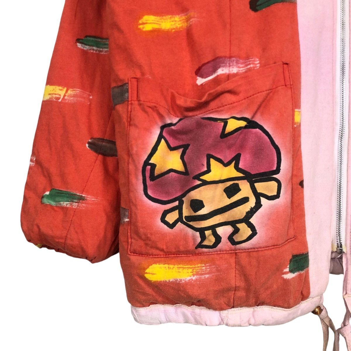 Japanese Brand × Vintage Vintage Cactus And Mushroom Reversible Hooded Jacket Size US XL / EU 56 / 4 - 5 Thumbnail