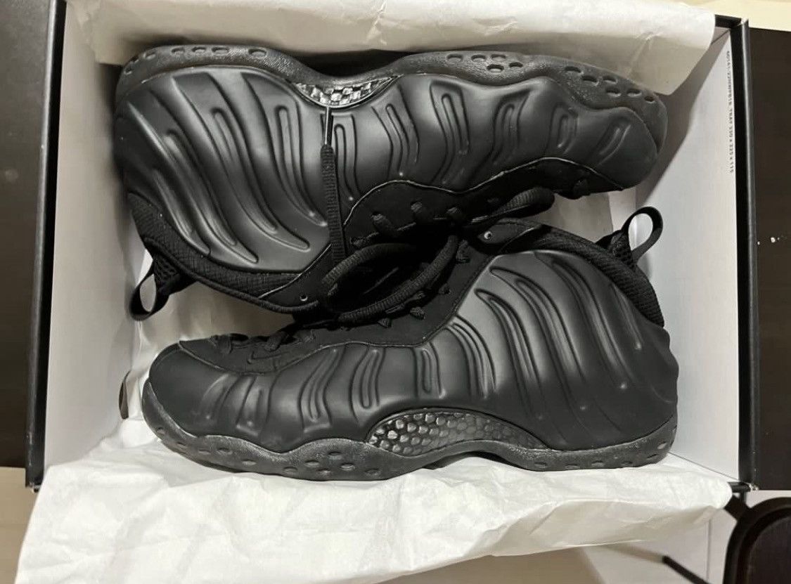 Nike Nike Air Foamposite One Black/Black/Anthracite Size US 9.5 / EU 42-43 - 6 Thumbnail