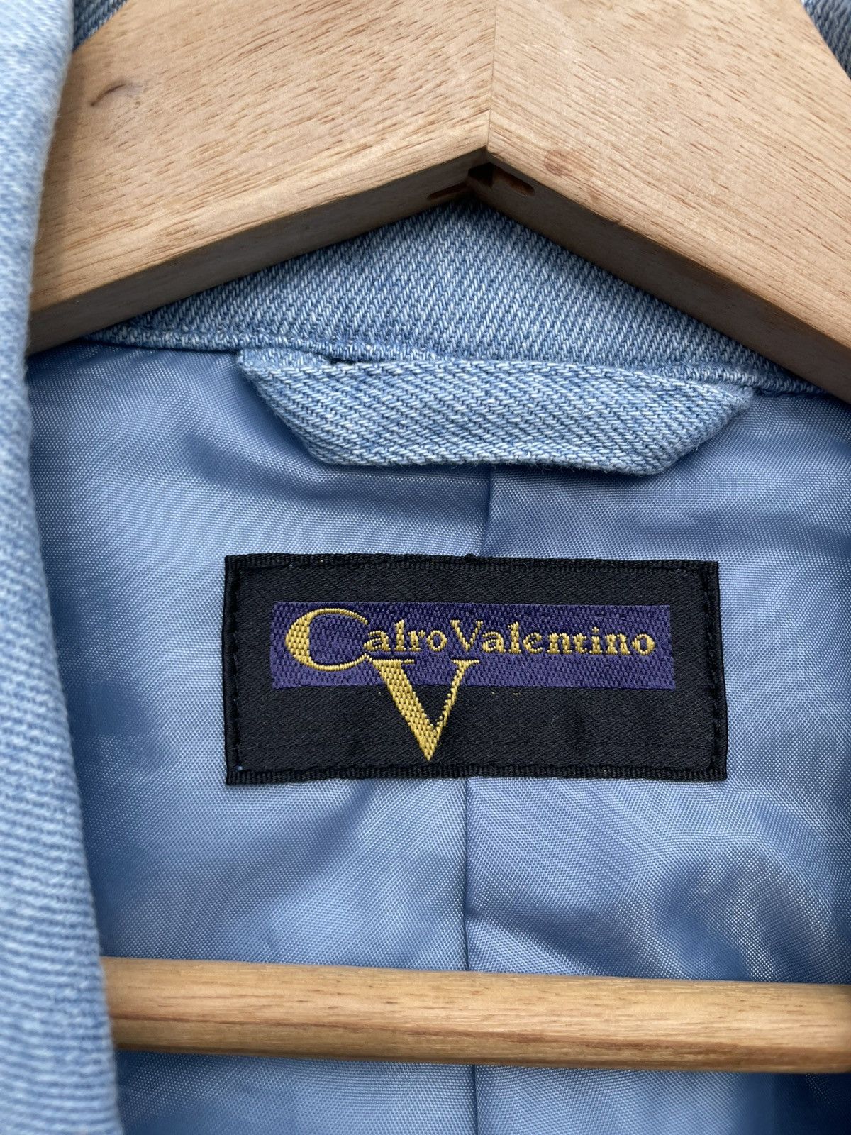 Valentino 🔥Accept Binding Offer🔥 Calro Valentino Denim Blazer Jacket Size US M / EU 48-50 / 2 - 9 Thumbnail