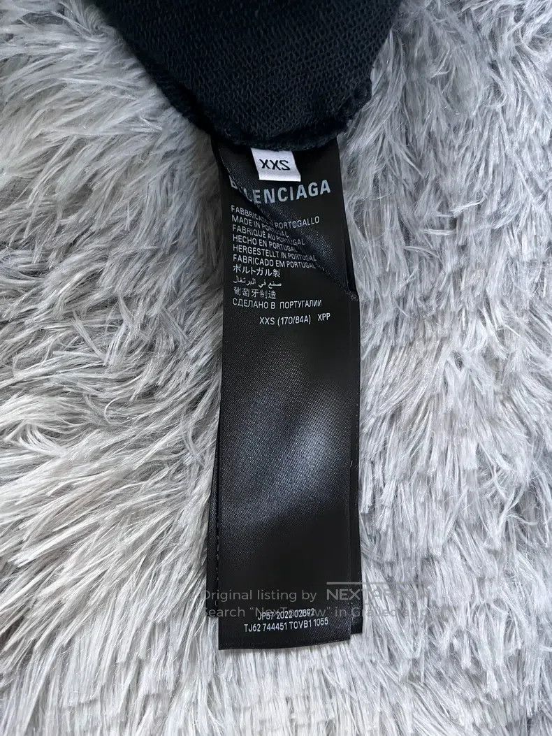 Balenciaga Balenciaga Logo Letter Decal Faded Hoodie Size US XXS / EU 40 - 5 Thumbnail