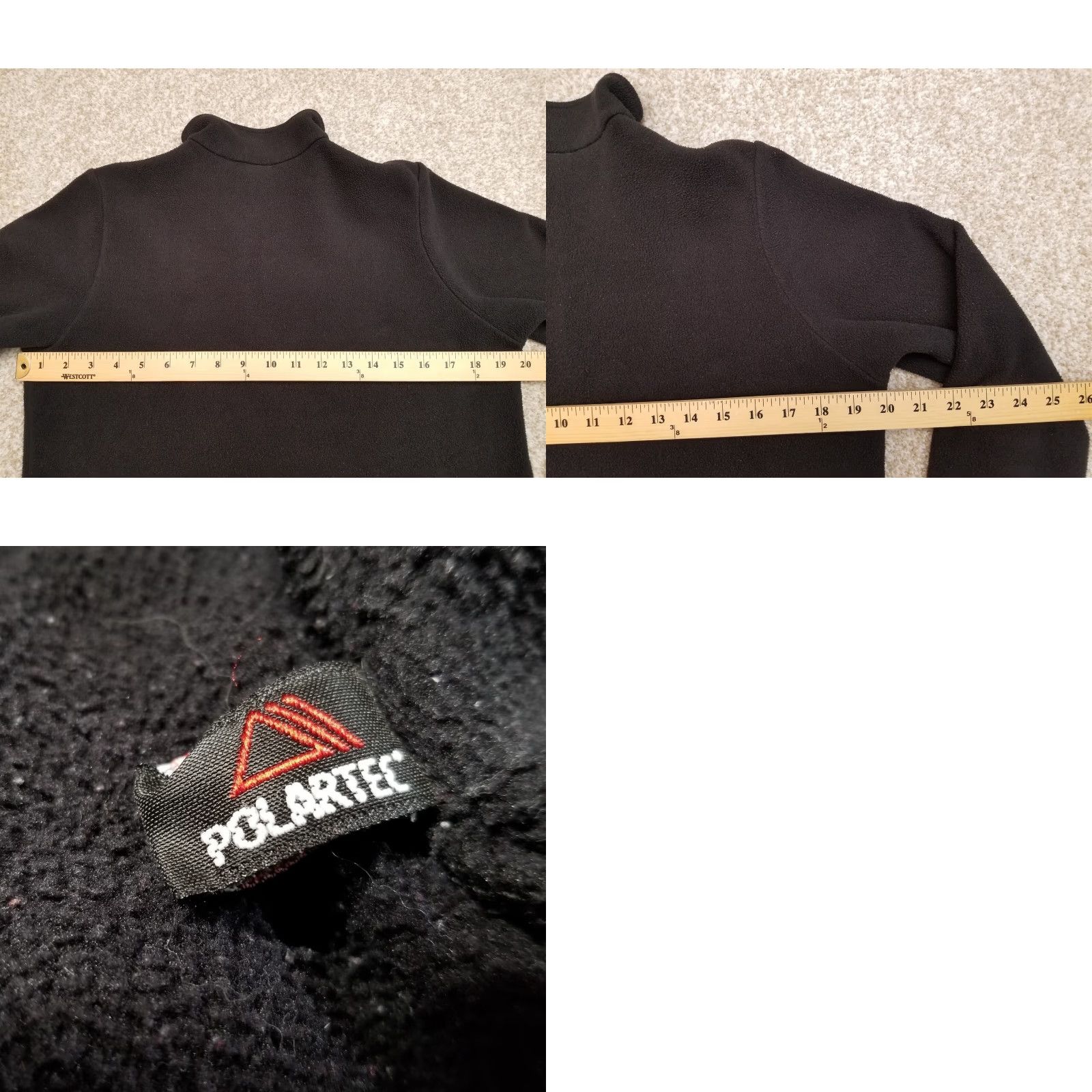 Vintage VINTAGE L.L. Bean Jacket Women S Black 1/4 Zip Pullover Polartec Fleece Casual Size S / US 4 / IT 40 - 9 Thumbnail