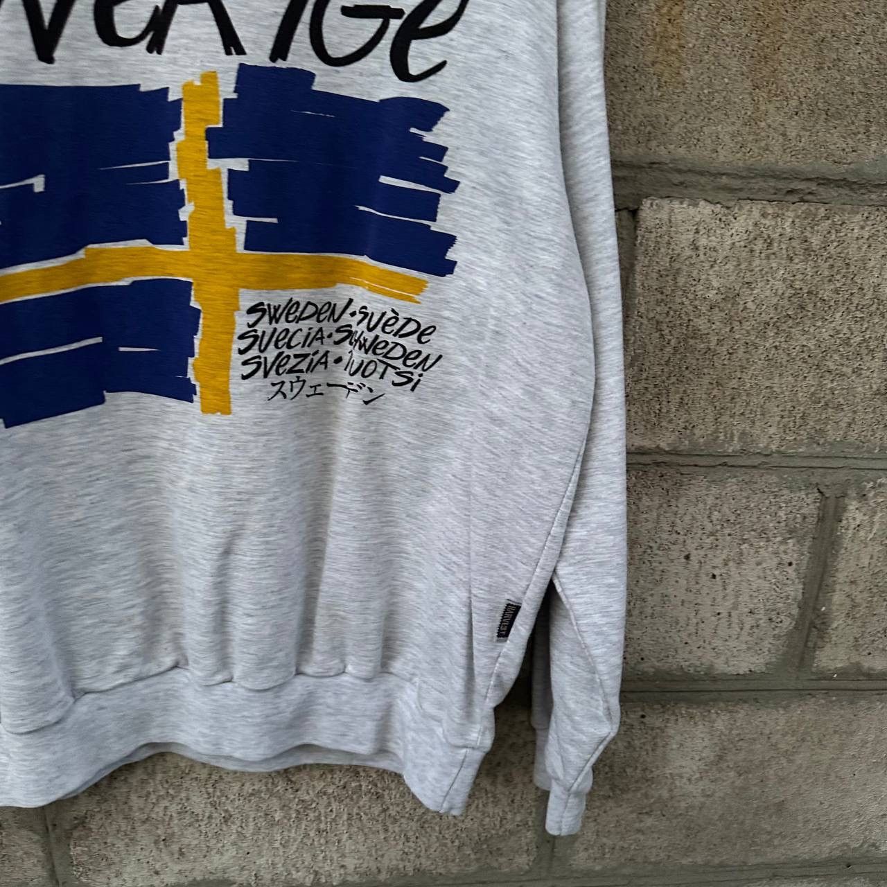 Atletica Vintage Sverige Sweatshirt Swedish Big Logo Y2K 00s USA Size US L / EU 52-54 / 3 - 3 Thumbnail