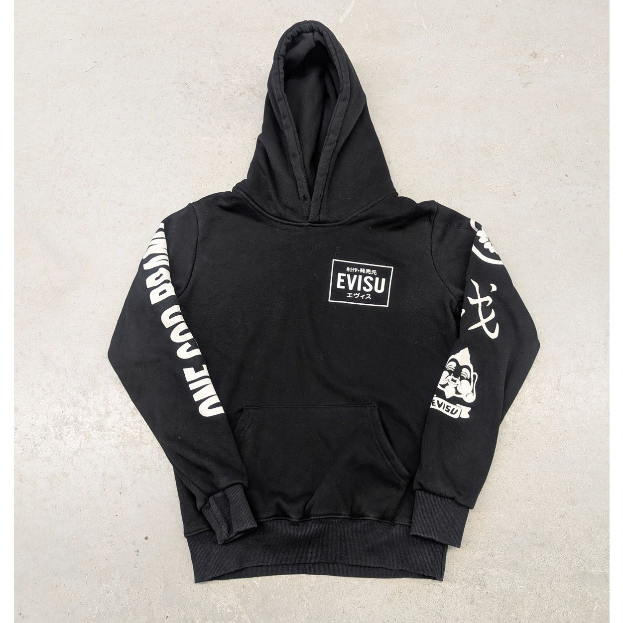Evisu Evisu Black and White Buddha hoodie Size US M / EU 48-50 / 2 - 2 Thumbnail