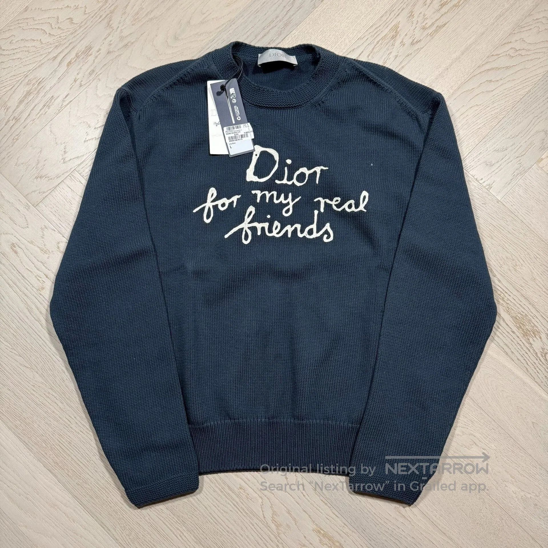 Visvim Dior SS25 Embroidered Long Sleeve Sweater. Size US L / EU 52-54 / 3 - 1 Thumbnail