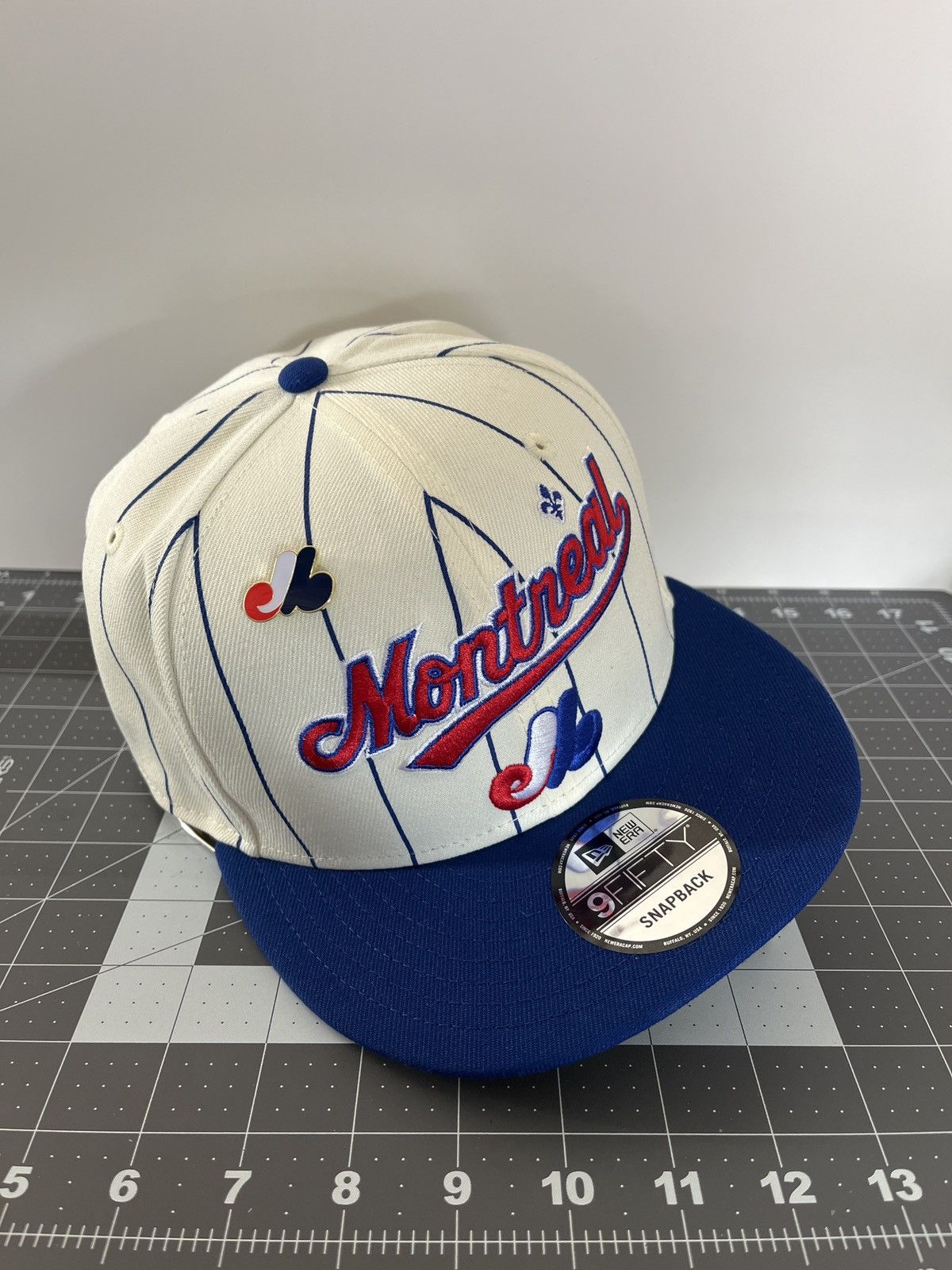 New Era Jersey Pinstripes Montreal Expos 9fifty OSFM Snapback Size ONE SIZE - 3 Thumbnail