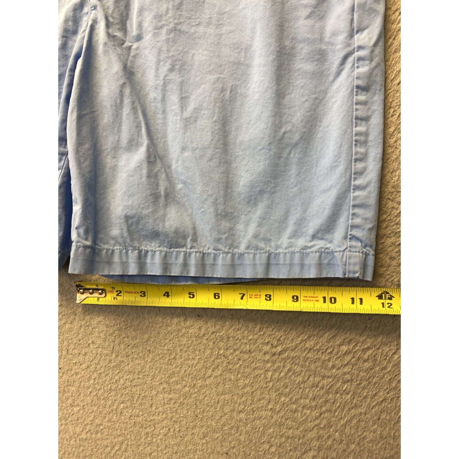 Vineyard Vines VINEYARD VINES On The Go Chino Shorts Mens 34 Blue Solid Golf Travel Size US 34 / EU 50 - 6 Thumbnail