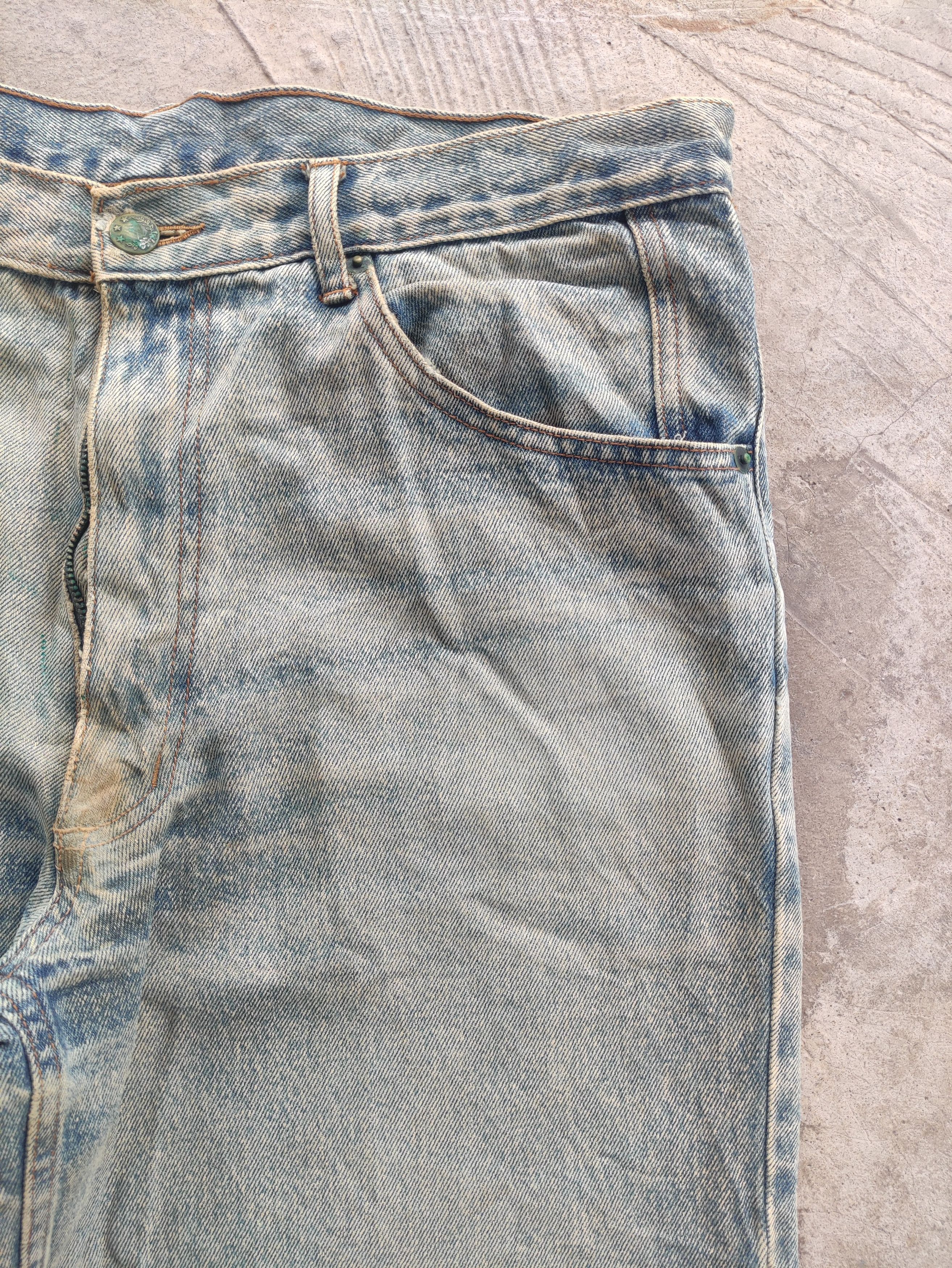 Japanese Brand Vintage Japanese Jean Rusty Distressed Faded Denim Size US 34 / EU 50 - 5 Thumbnail