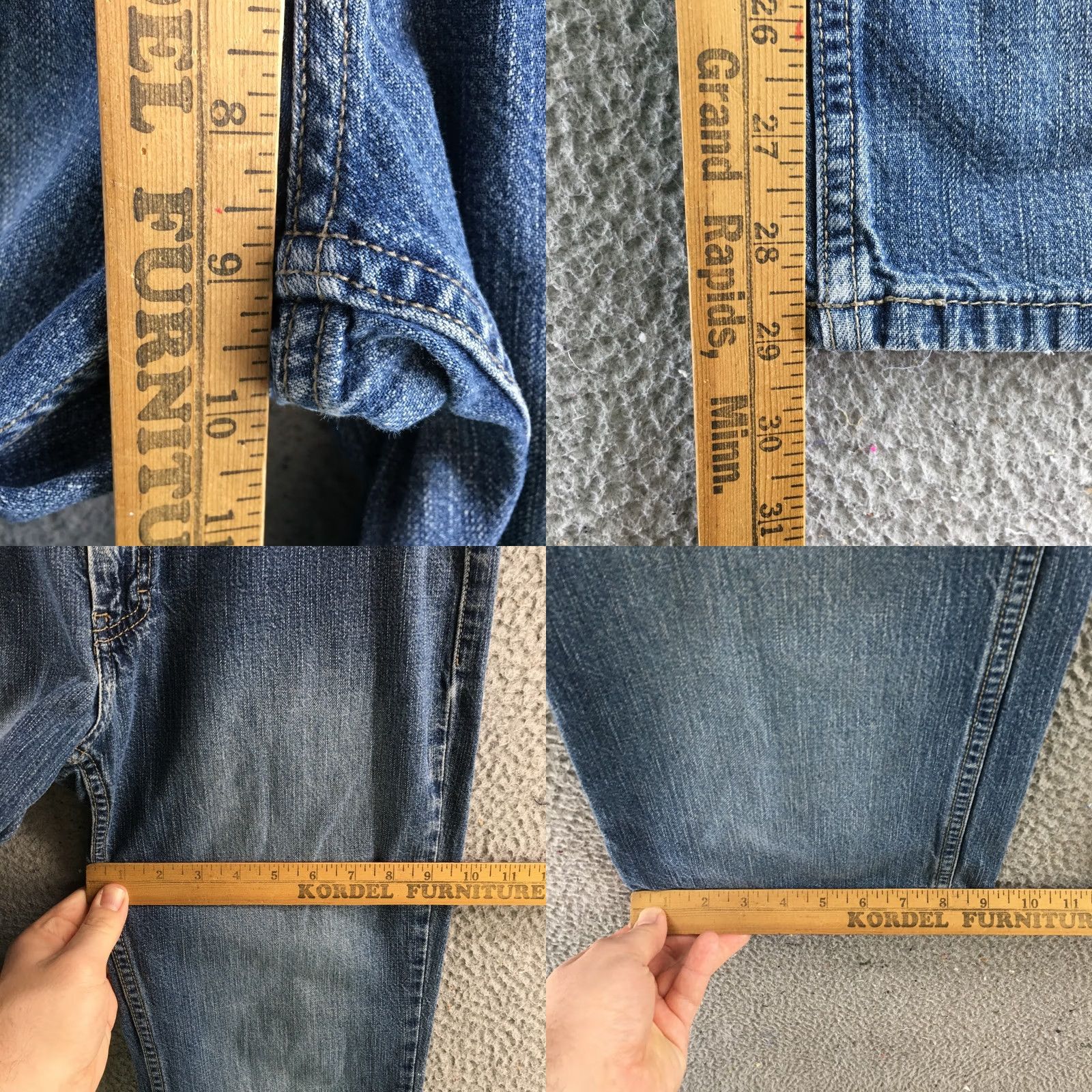 American Eagle Outfitters American Eagle Outfitters Jeans Womens 8 Blue Denim Mid Rise Straight Leg Regular Rise Cotton Denim SS14s Size 30" / US 8 / IT 44 - 8 Thumbnail