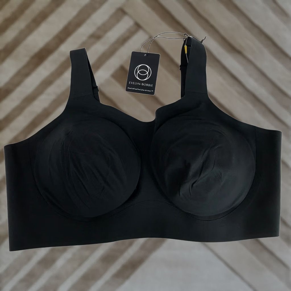 Bobbies EVELYN BOBBIE THE BEYOND BRA BLACK WOMENS 2XL NO WIRE LIFT SHAPING Size ONE SIZE - 1 Thumbnail
