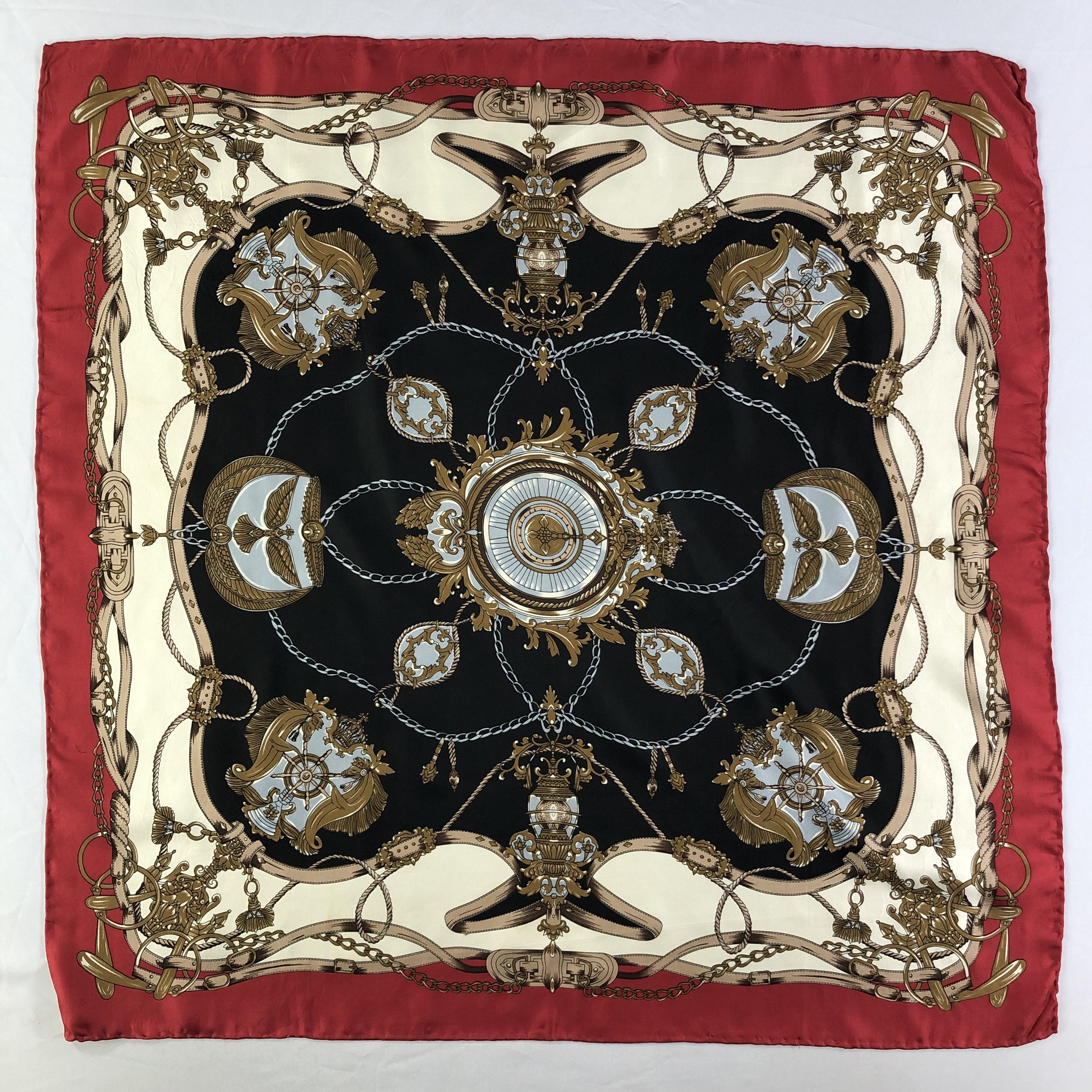 Vintage Vintage Silk Scarf Size ONE SIZE - 2 Thumbnail