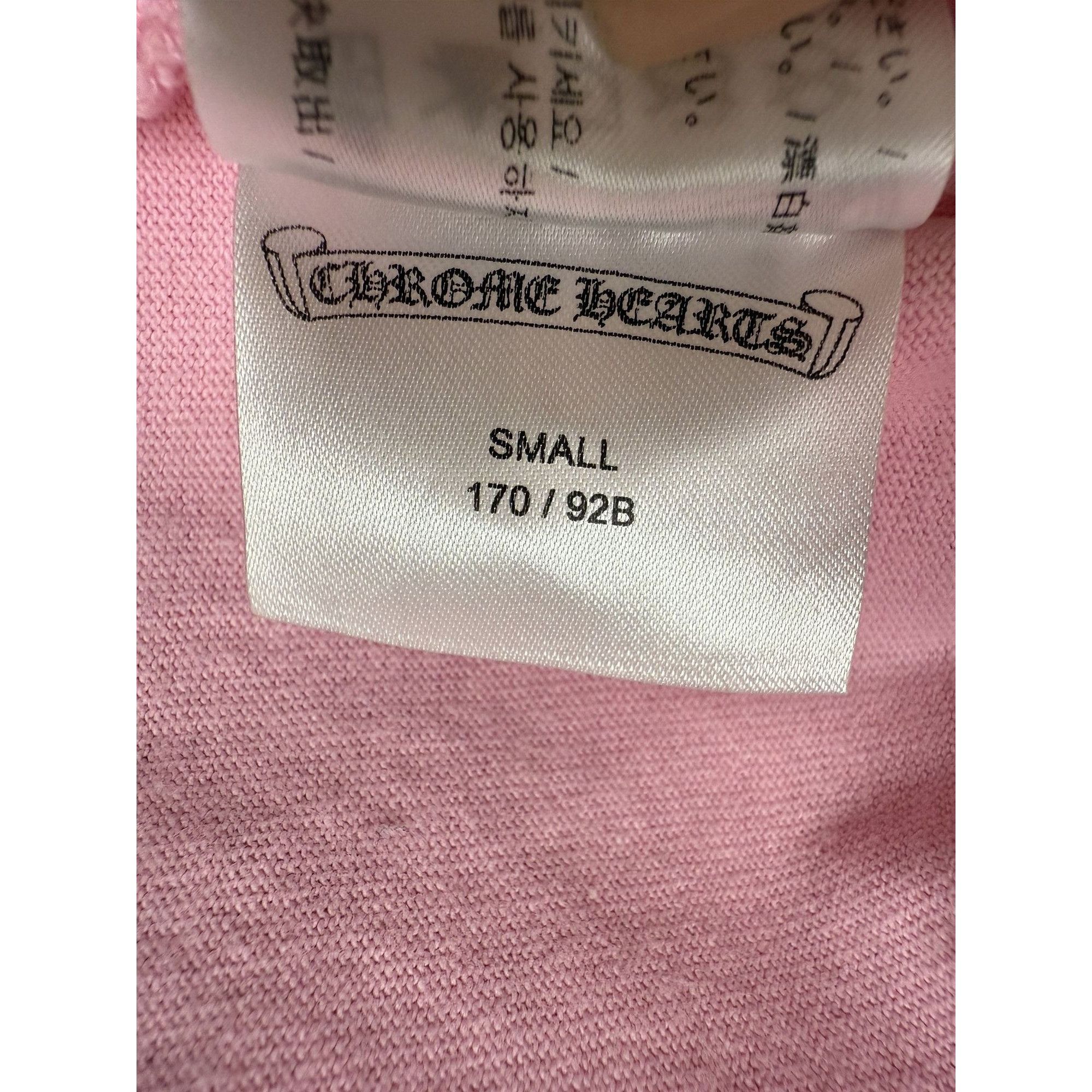 Chrome Hearts Chrome Hearts Pink Graphic T-Shirt W/ Pocket "Vanity Affair" Size S / US 4 / IT 40 - 7 Thumbnail