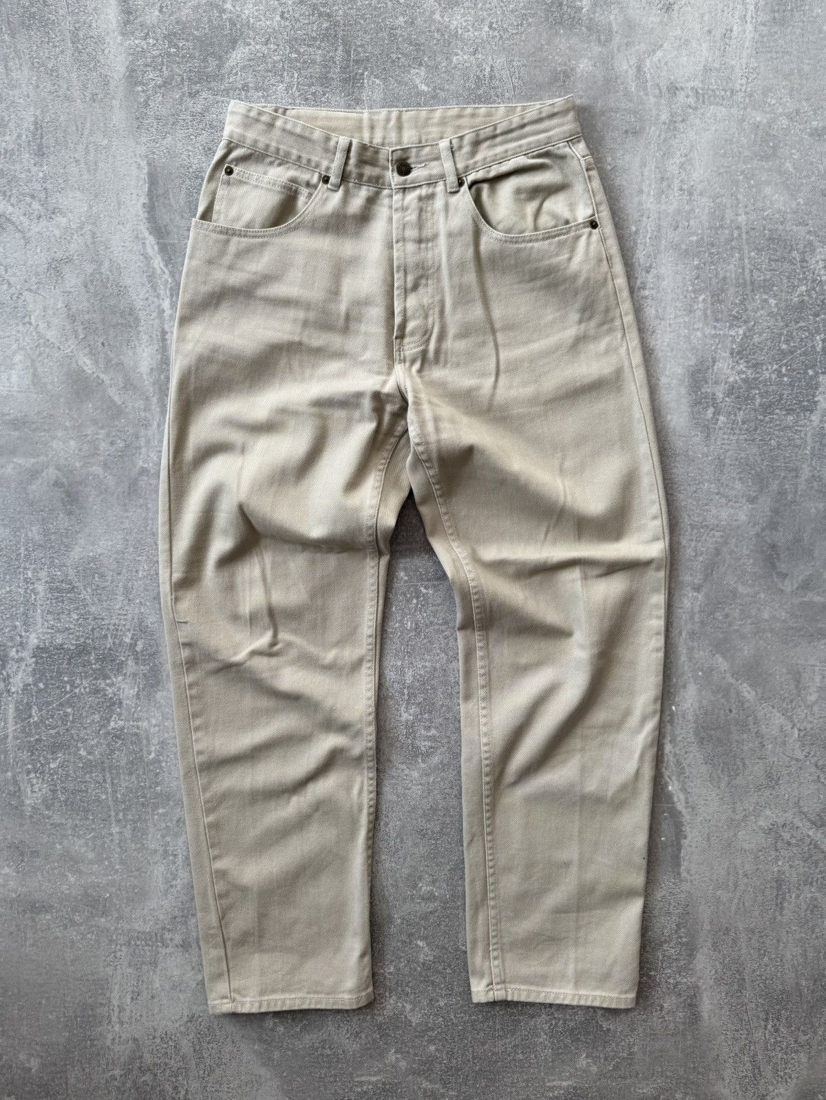 Burberry × Vintage Vintage Thomas Burberry Denim Pants Size US 32 / EU 48 - 5 Thumbnail