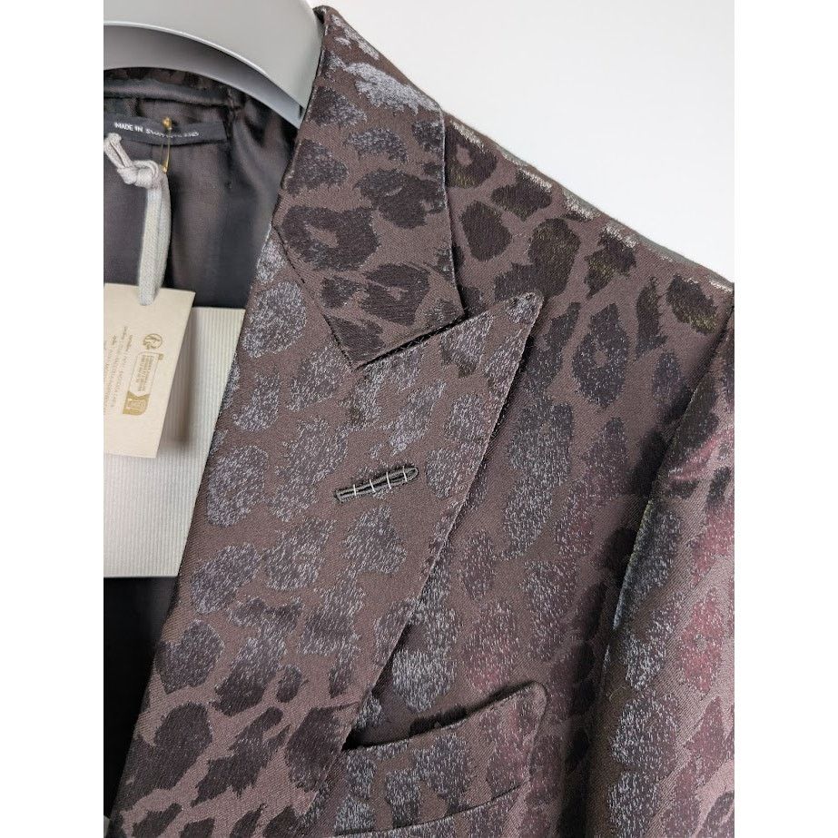 Tom Ford o1rshd1 Blazer Jacket in Dark Brown Size US M / EU 48-50 / 2 - 8 Thumbnail
