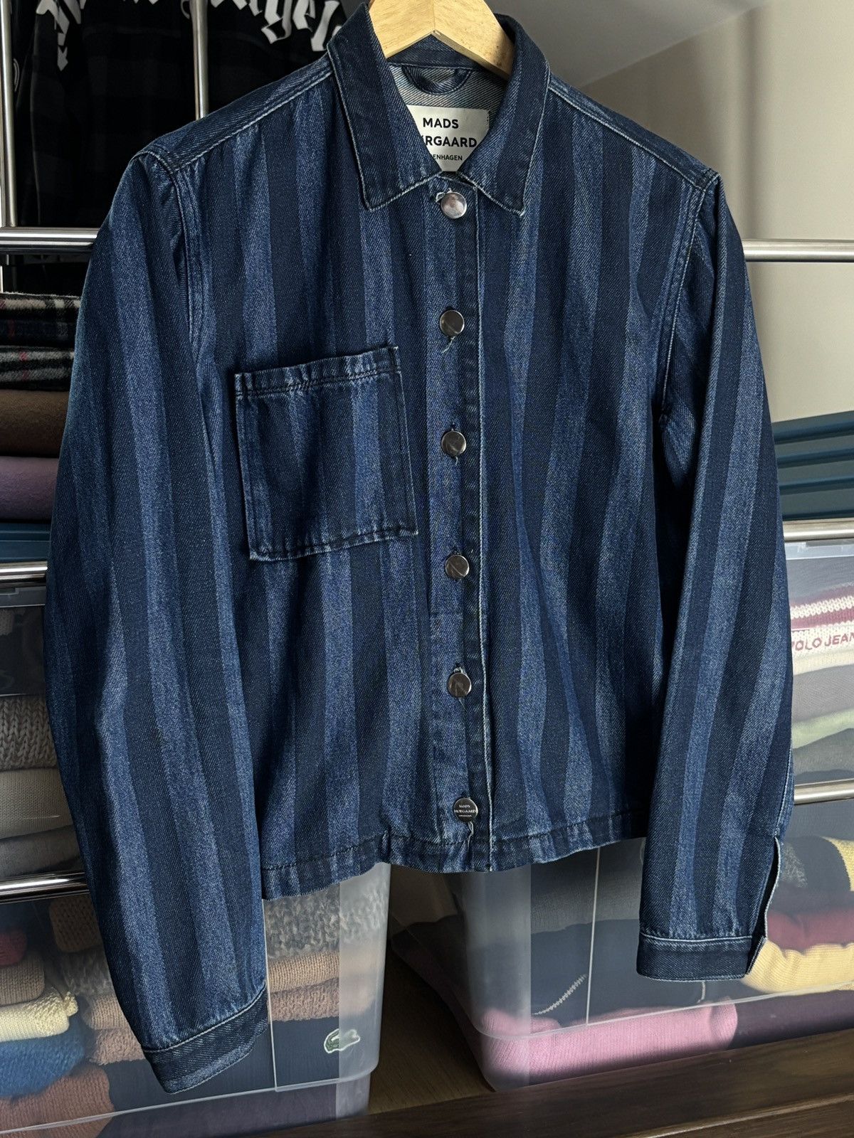 Mads Norgaard Mads Norgaard Oversize Avant Garde Denim Trucker Jacket Acne Size M / US 6-8 / IT 42-44 - 2 Thumbnail