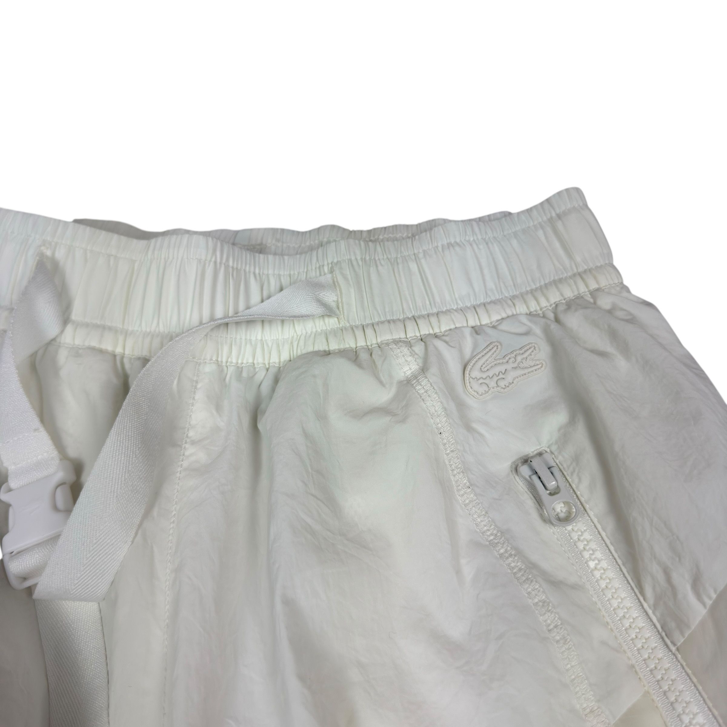 Lacoste Lacoste Women's White Mesh Lined Asymmetric Switch Tracksuit Size XS / US 0-2 / IT 36-38 - 14 Thumbnail