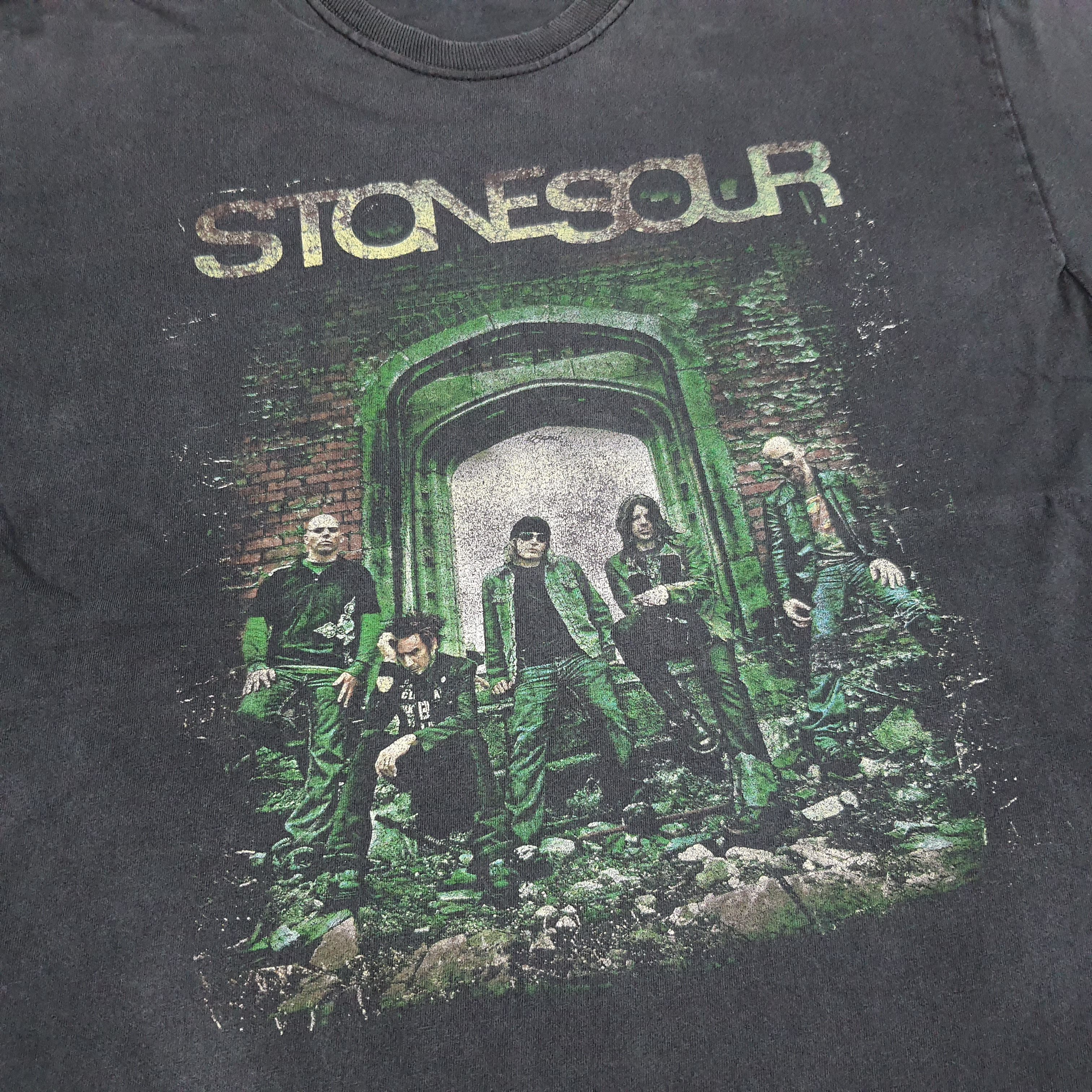 Band Tees × Vintage Vintage Stone Sour American Rock Band Tshirt Size US M / EU 48-50 / 2 - 2 Thumbnail