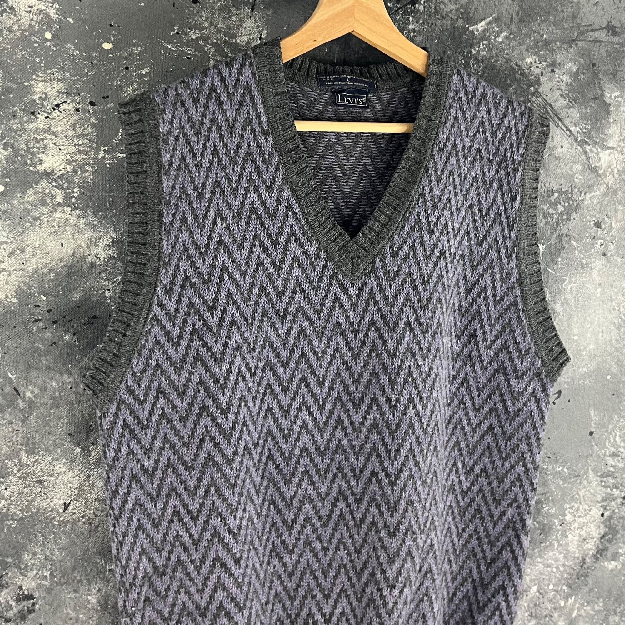 Levi's × Vintage Vintage 80’s Levi’s geometric vest Size US M / EU 48-50 / 2 - 2 Thumbnail