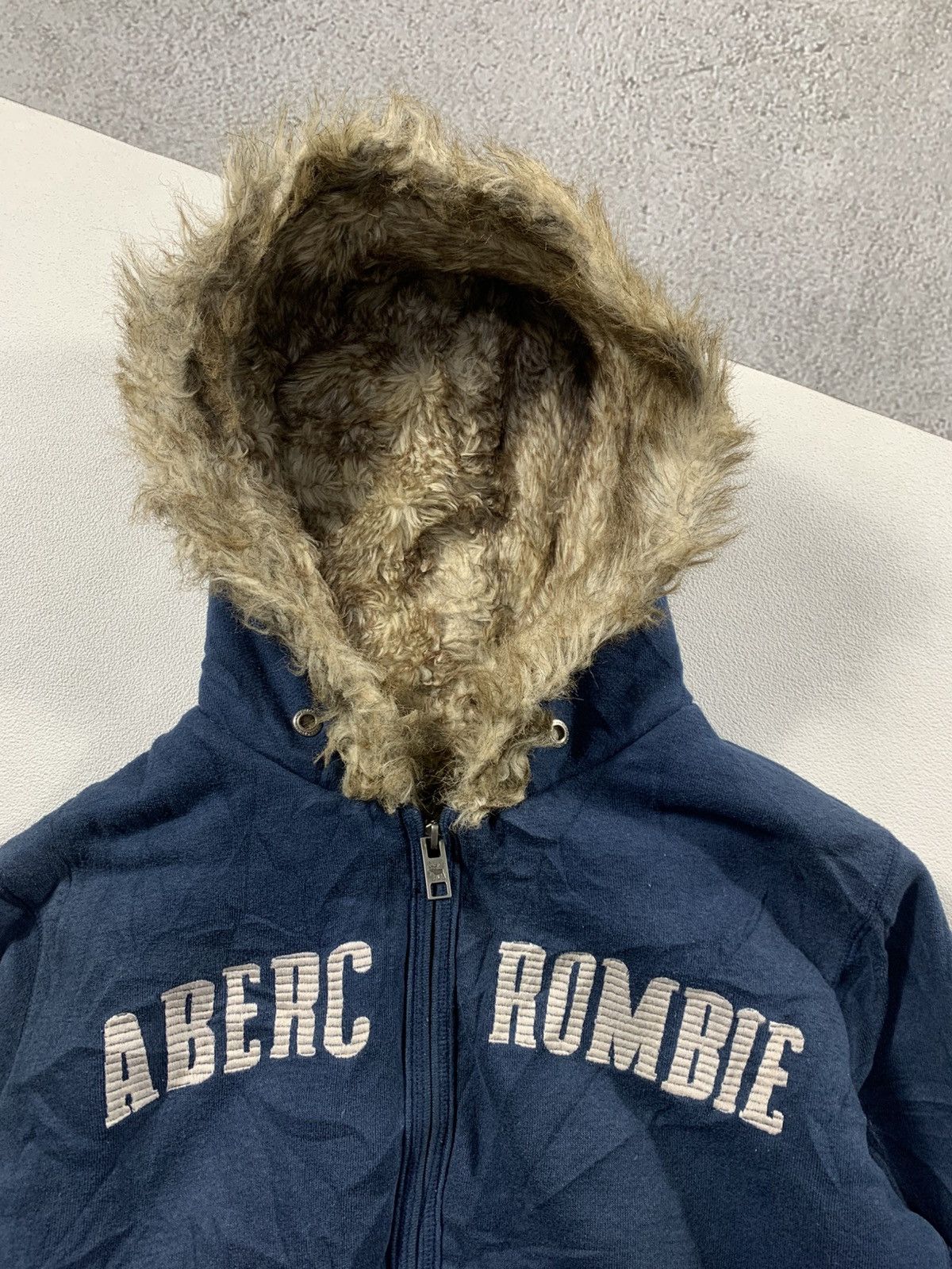 Abercrombie & Fitch Anercrombir fur hoodie jacket Size US L / EU 52-54 / 3 - 3 Thumbnail