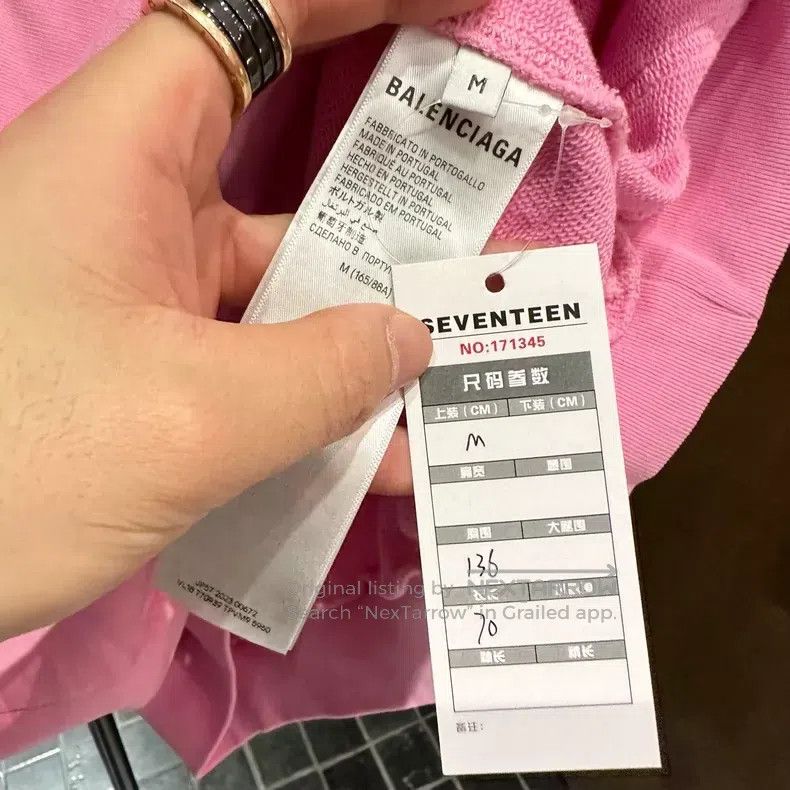 Balenciaga Balenciaga Pink Sanskrit Zip Hoodie Size US M / EU 48-50 / 2 - 5 Thumbnail