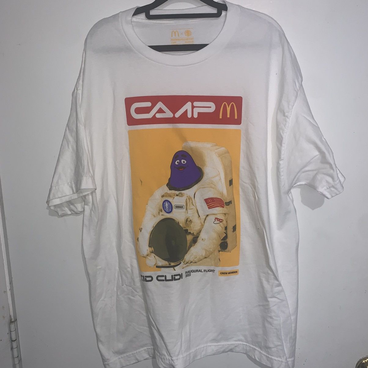 Kid Cudi Kid Cudi x McDonalds white tee XL Size US XL / EU 56 / 4 - 1 Thumbnail