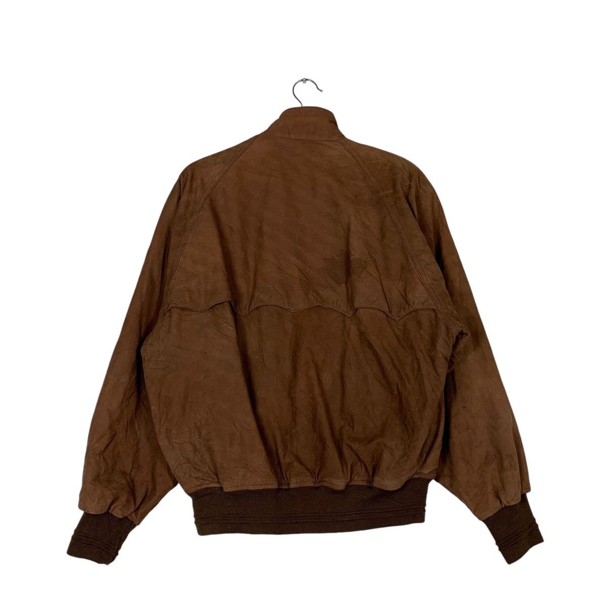 Japanese Brand SEAHOP Cowhide Suede Leather Casual Bomber Jacket #1286-C58 Size US L / EU 52-54 / 3 - 7 Thumbnail