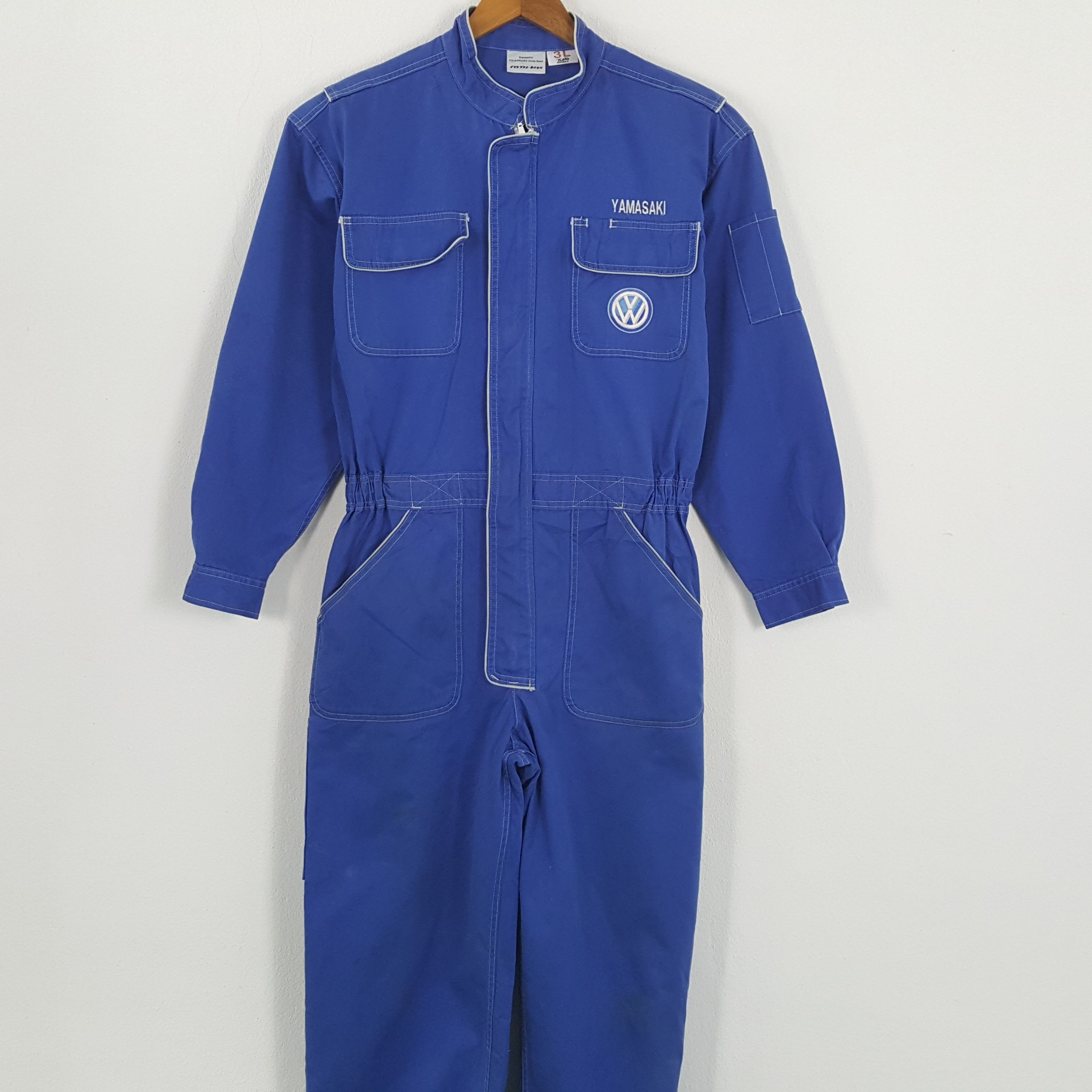Japanese Brand × Vintage Vintage VOLKSWAGEN Motorsports Racing Team Coverall Jacket Size US L / EU 52-54 / 3 - 5 Thumbnail